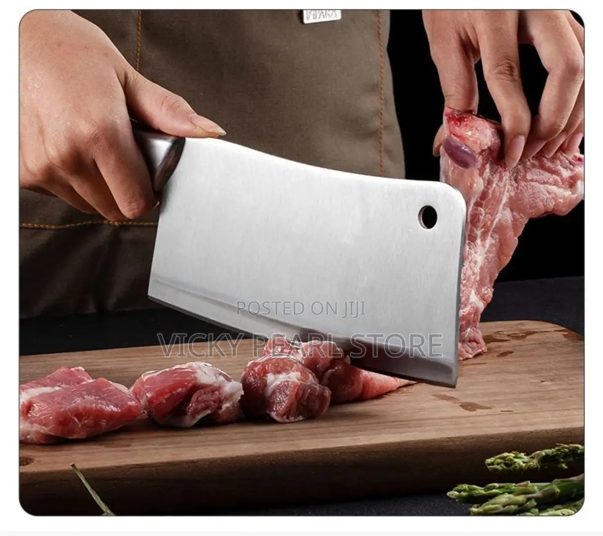 Stainless Steel Butcher Knife