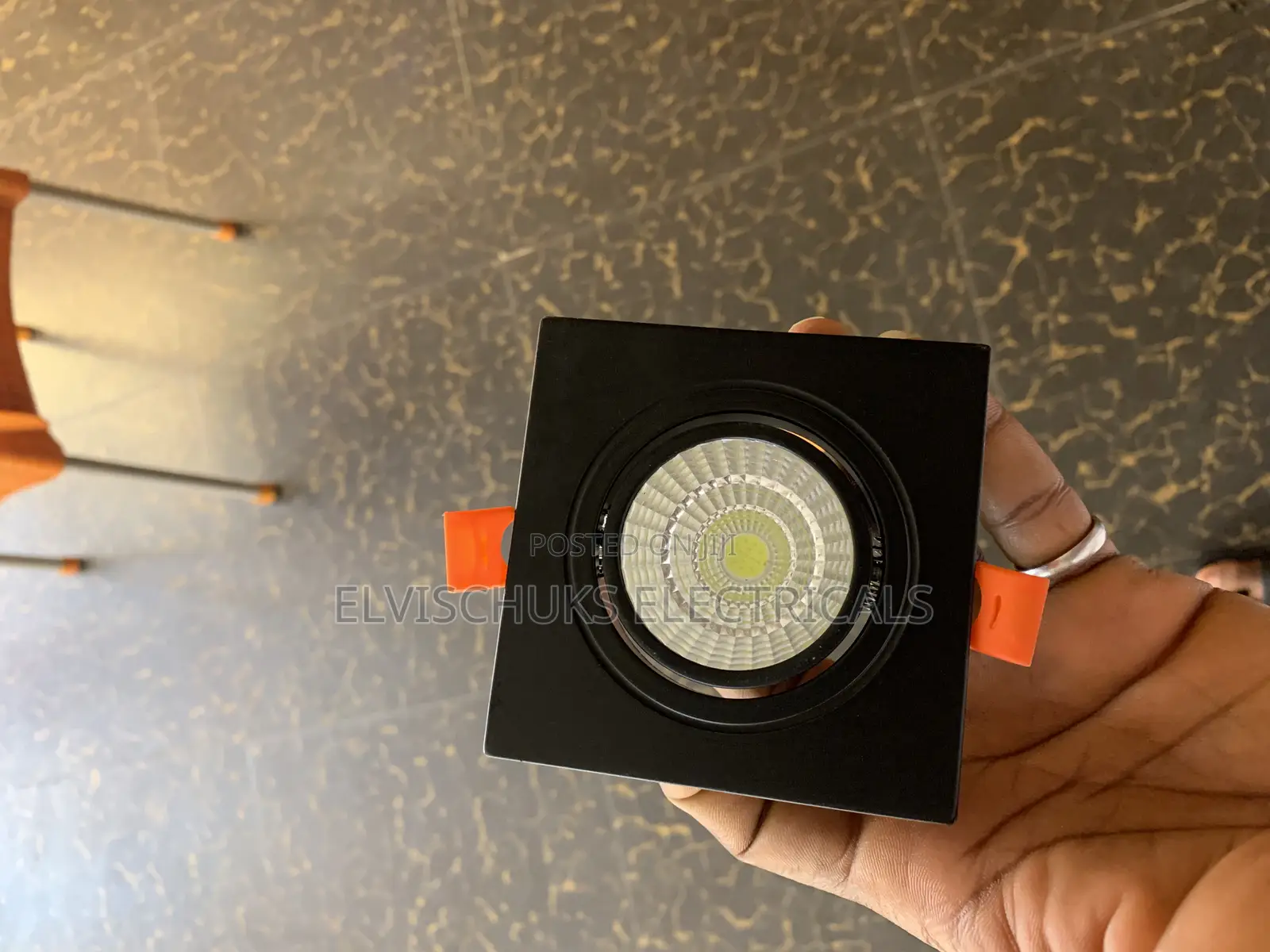 Square Black Body Spot Light – Durable Led Light for Projects