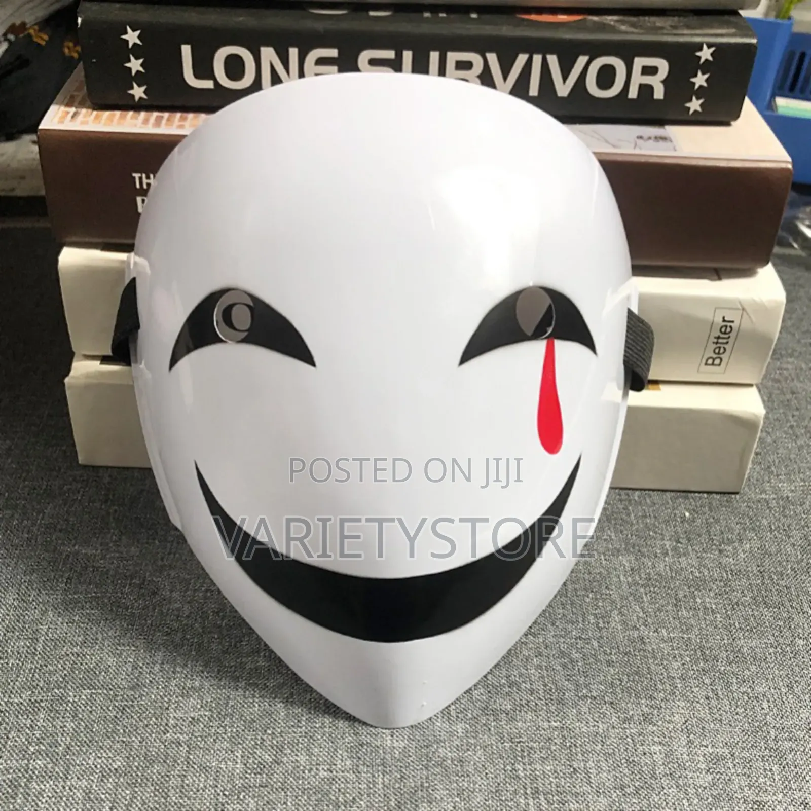 Halloween Role-Playing Unisex Smile Japanese Anime Full Face Mask