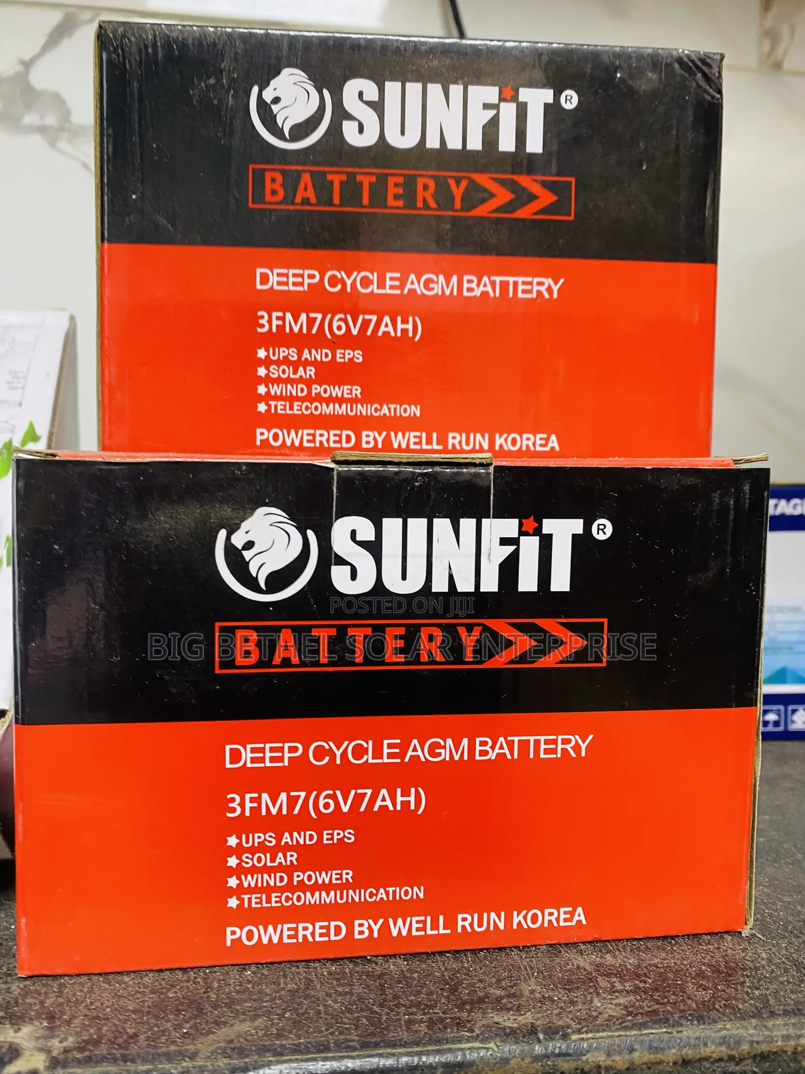 Sunfit Deep Cycle Battery 7ah