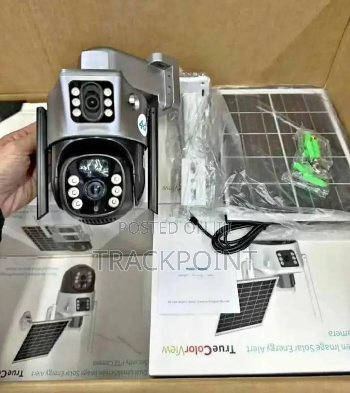 Dual Lens CCTV Solar Canera