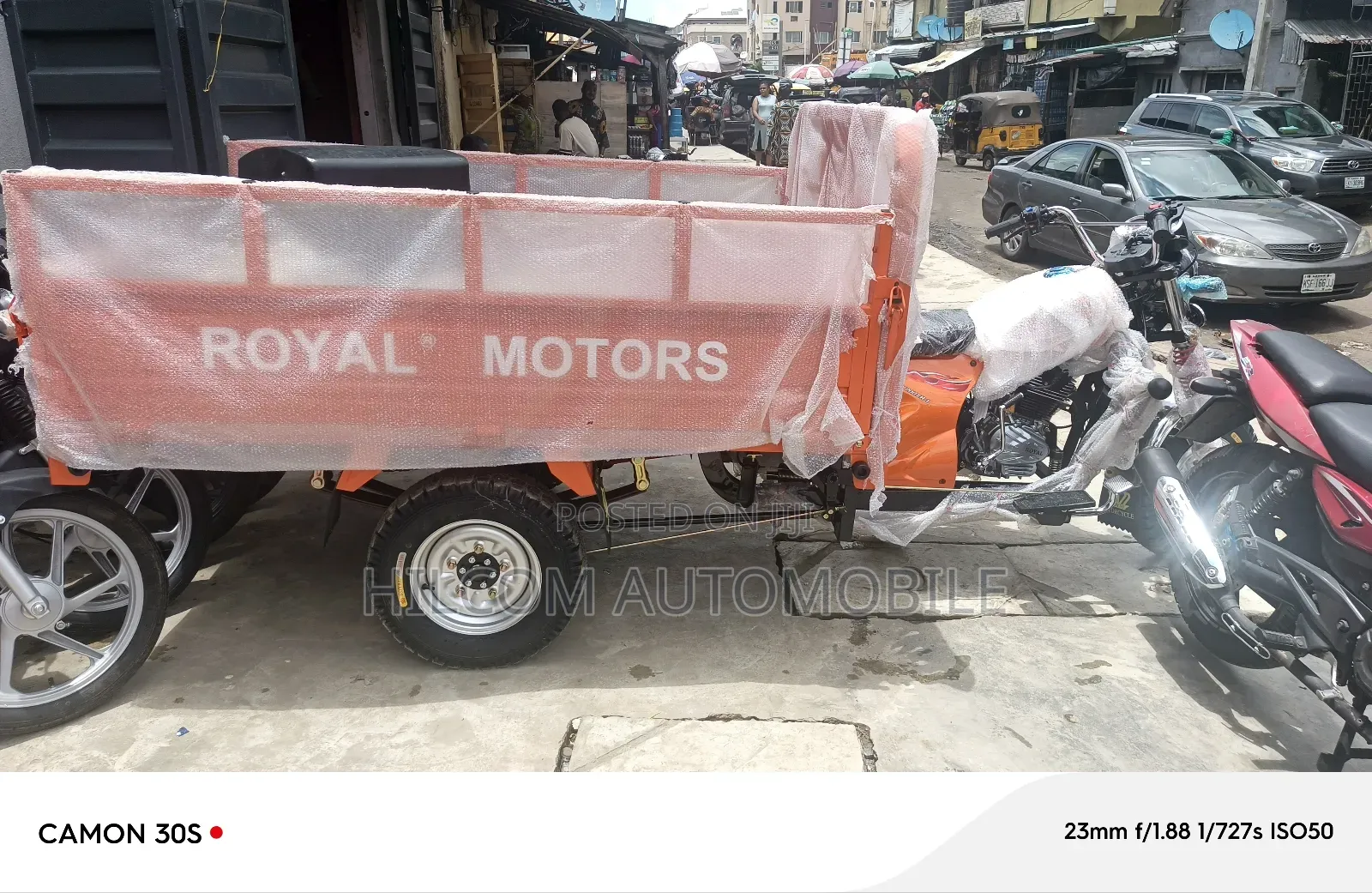 New Royal Motorcycle 2025 Orange