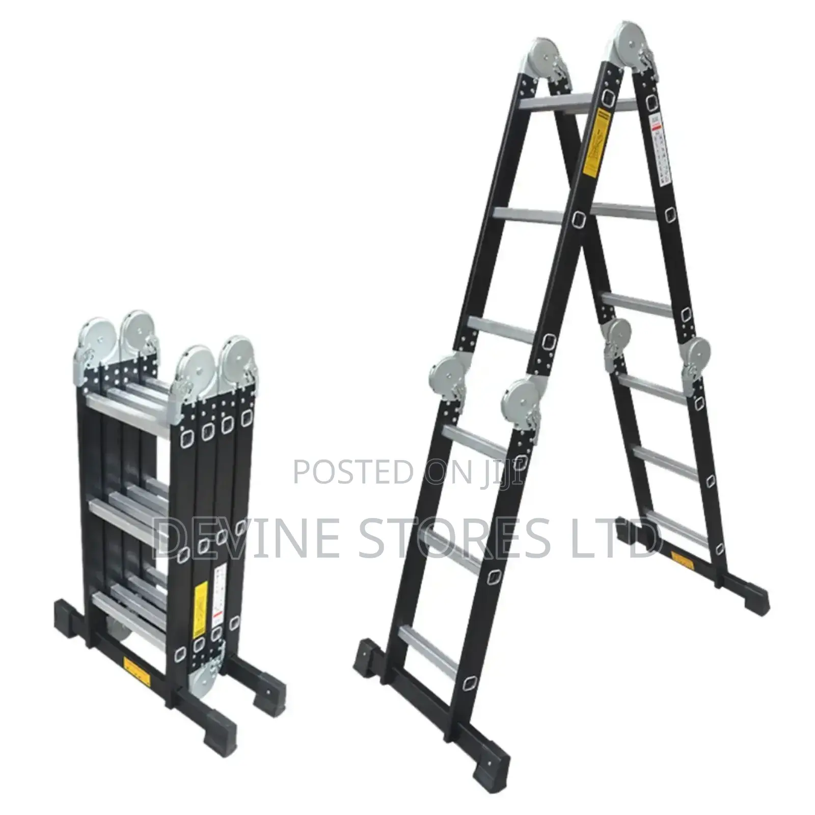 4x3 Aluminum Turkey Ladder (Black)Heavy Duty