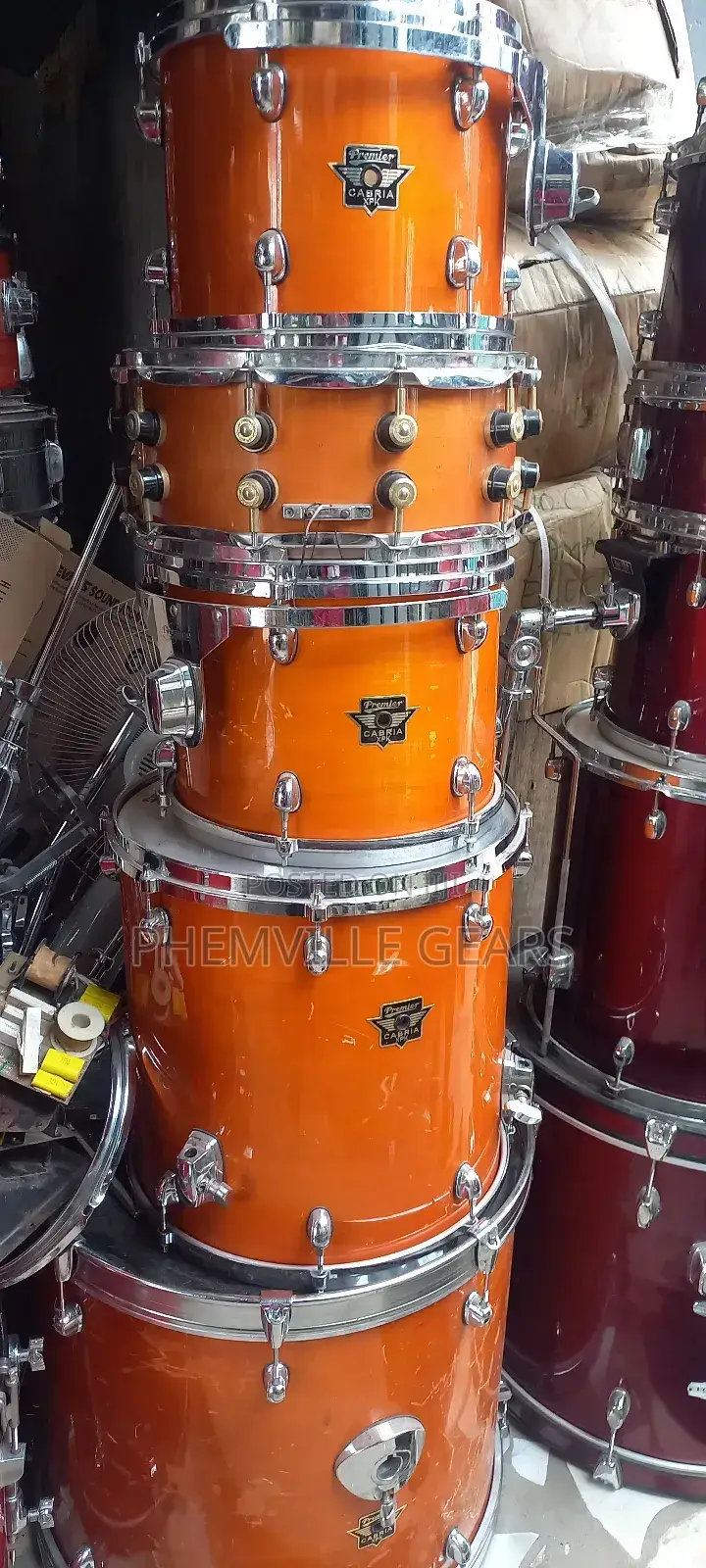 Premier Cabria Xpk  5set Uk Used Drumset