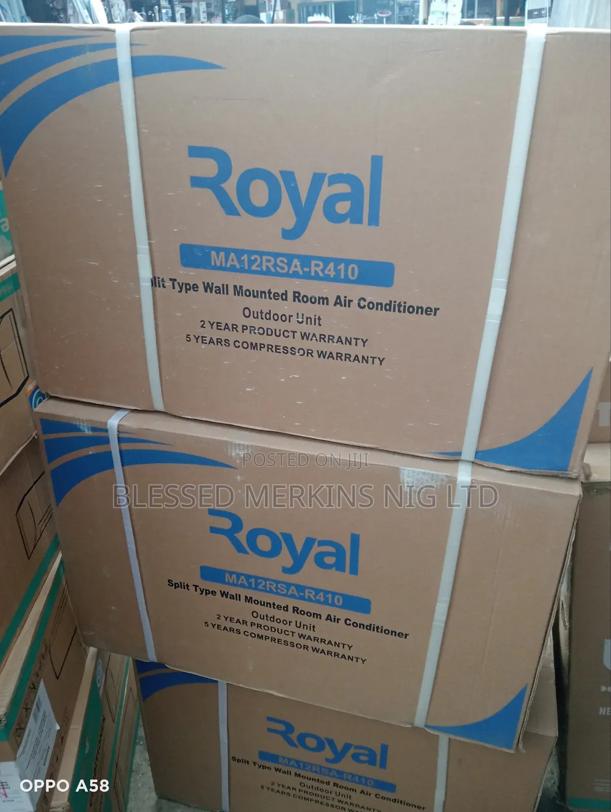 Royal Split Unit Air Conditioner Low Voltage 2 Years Warranty