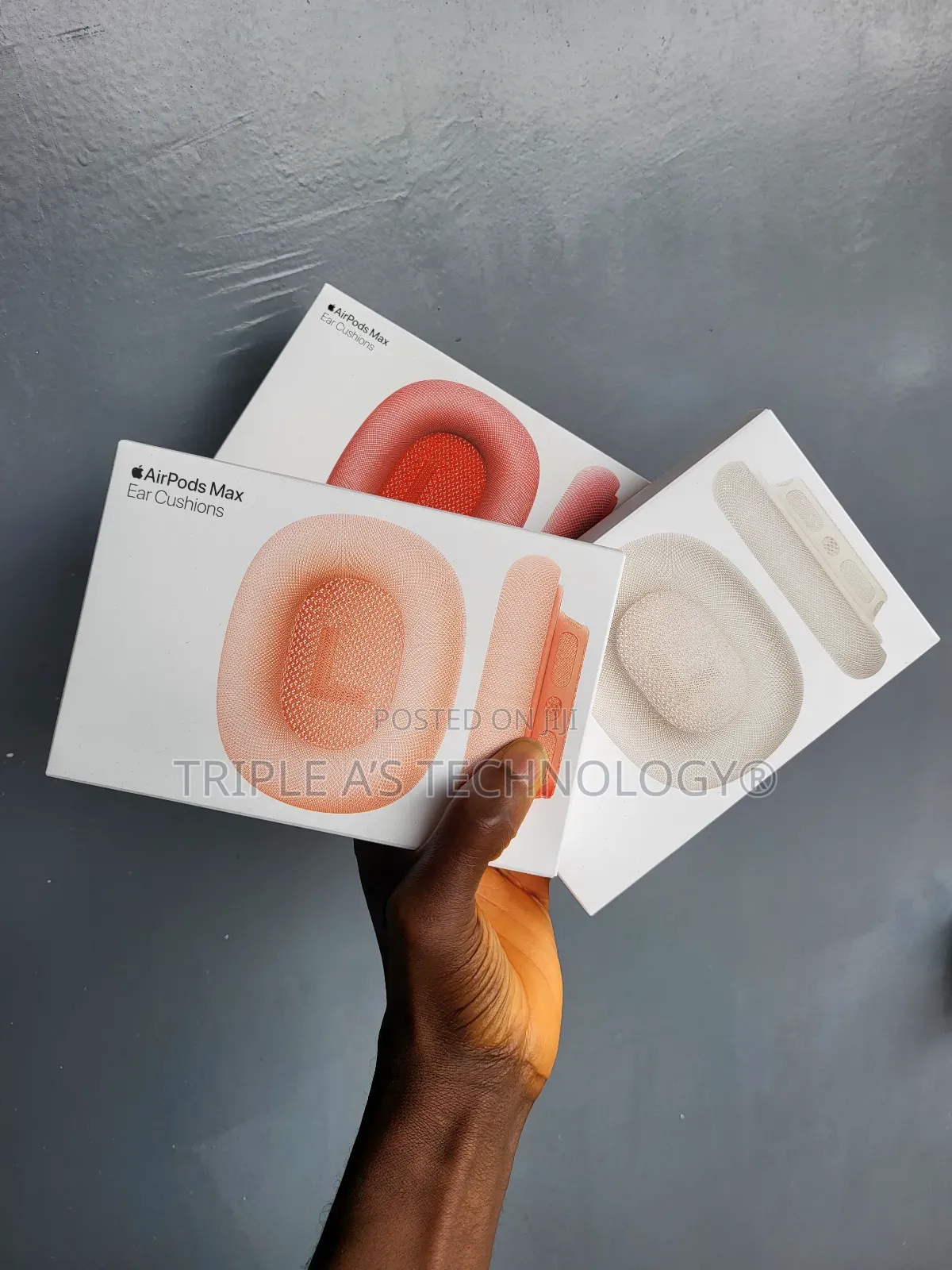 Genuine: Airpods Max: Left + Right Ear Cushions Black Only