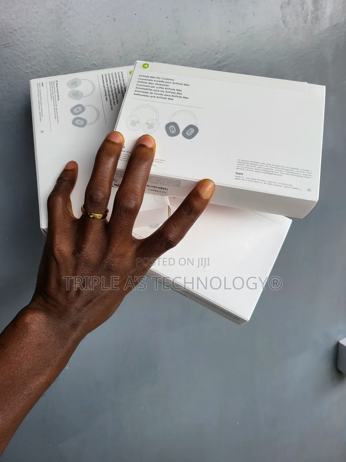 Genuine: Airpods Max: Left + Right Ear Cushions Black Only