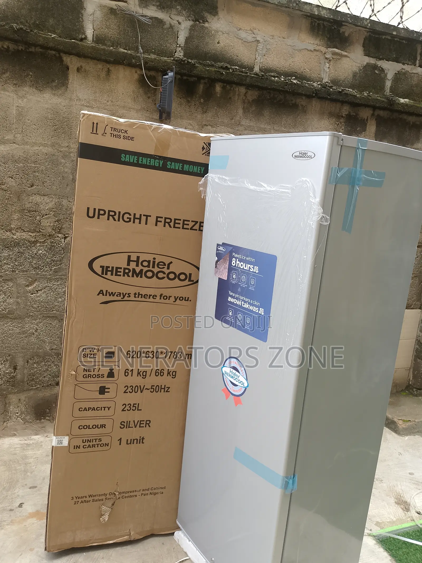 Haier Thermocool Hf-250bs 235 L – Efficient Upright Freezer