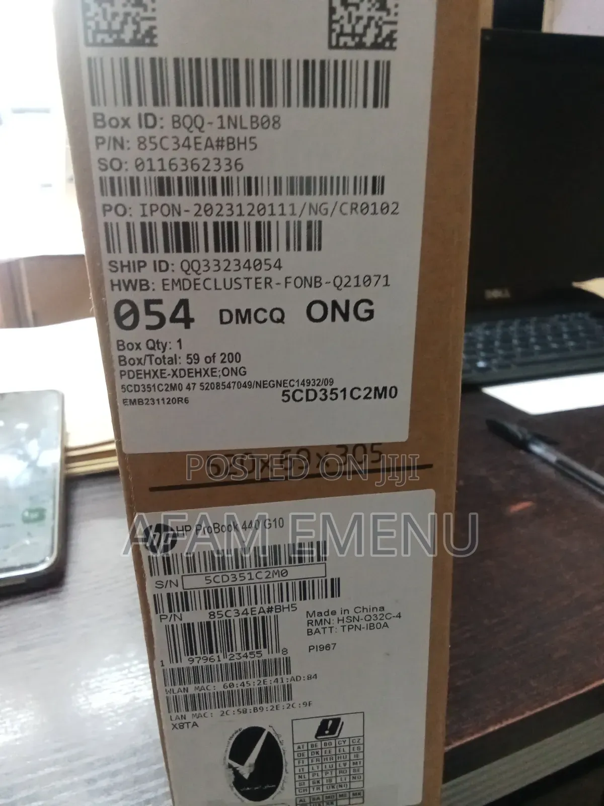 New Laptop HP ProBook 440 G10 8GB Intel Core I5 SSD 512GB