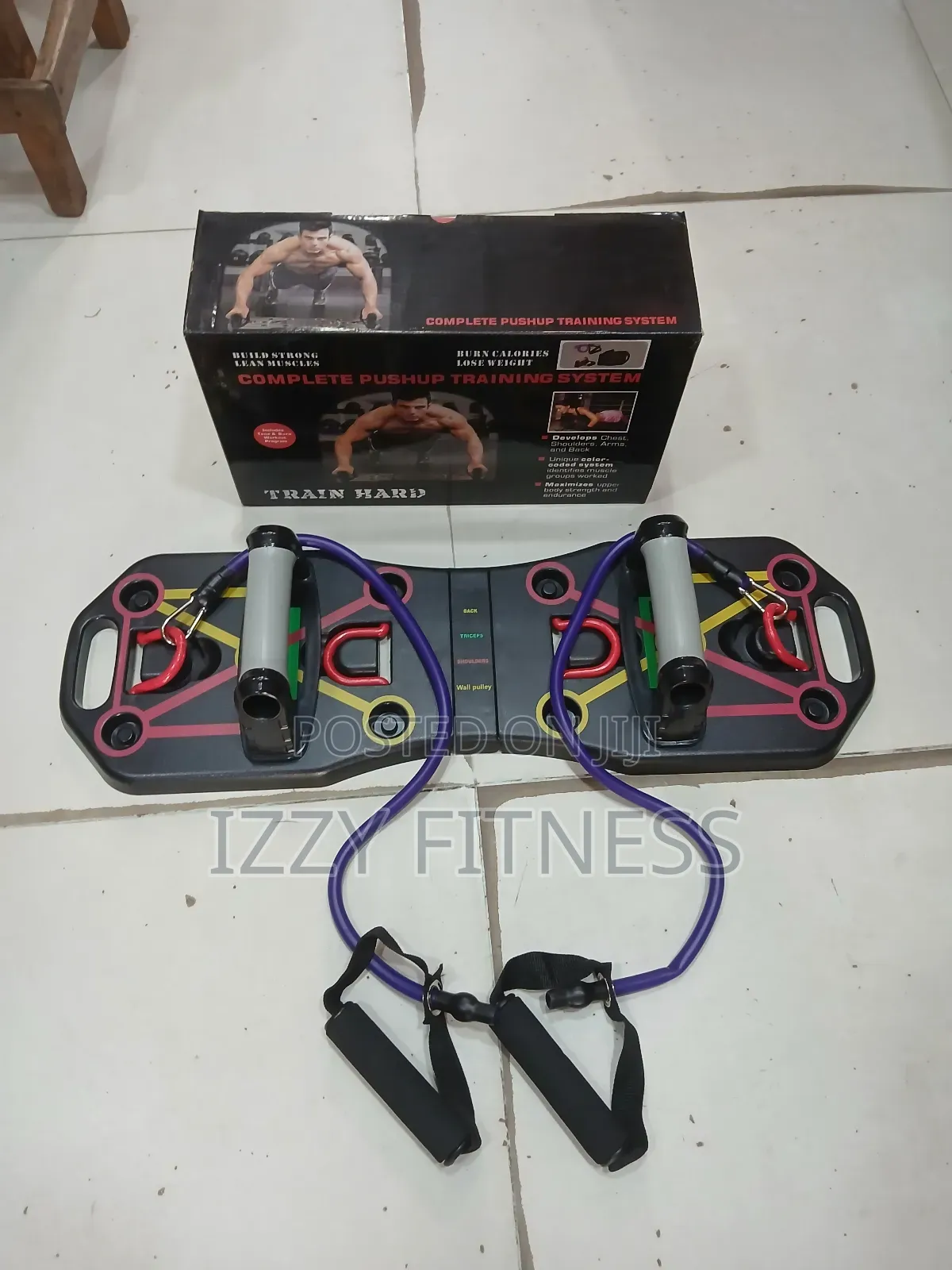 Foldable Push Up Board With Rope