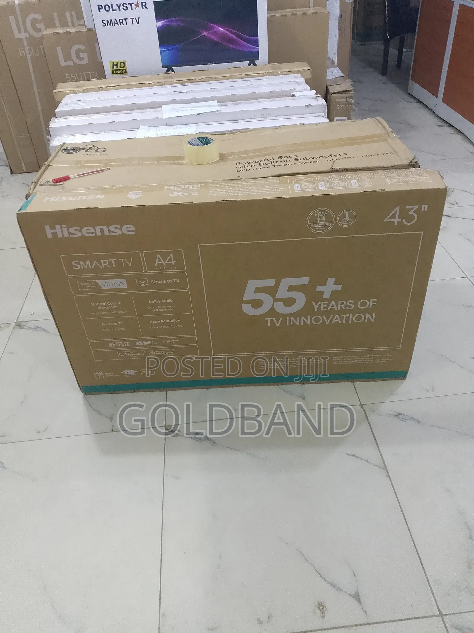 Clarlity Max Hisense 43inches Smart Tv