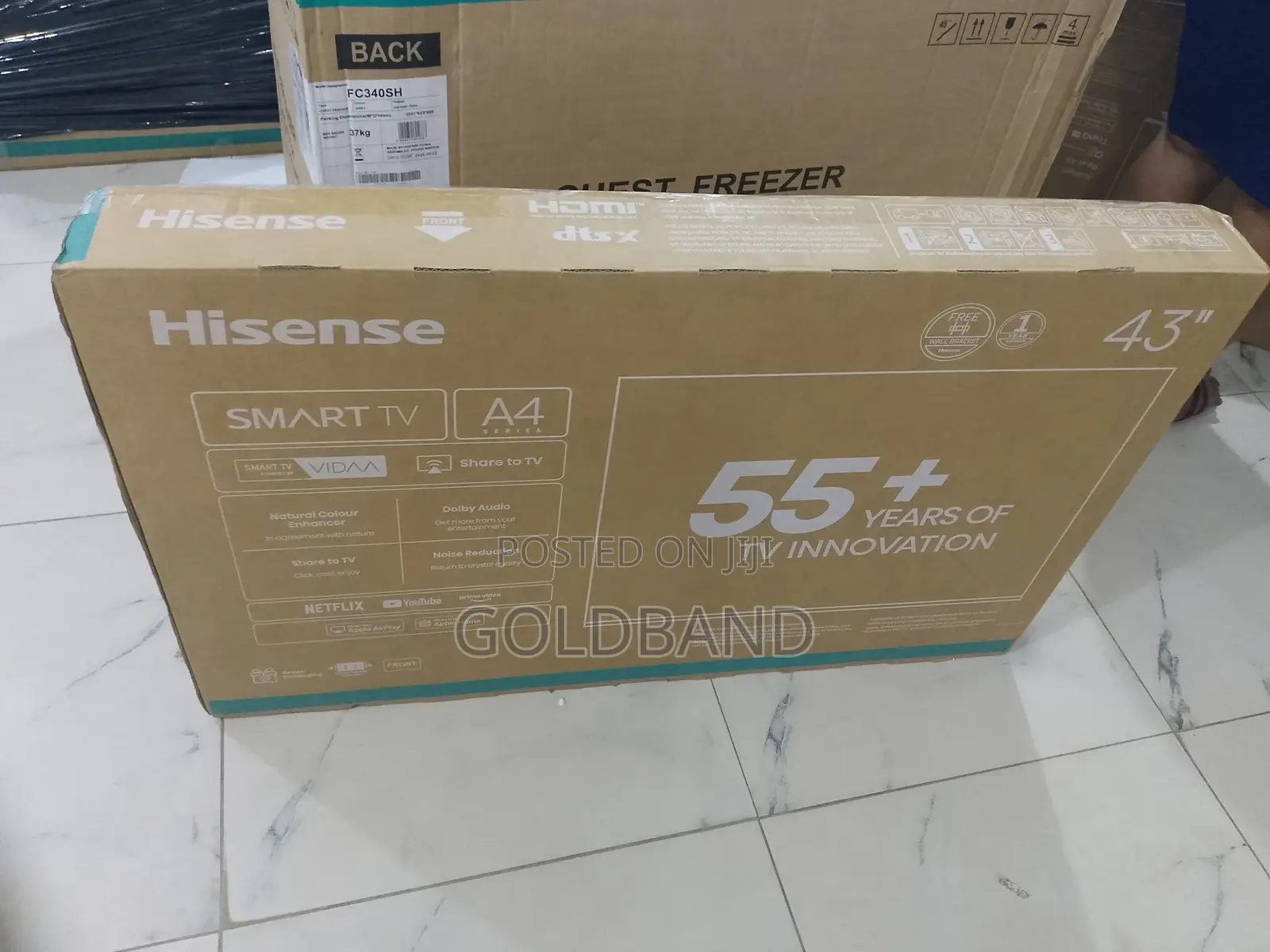 Clarlity Max Hisense 43inches Smart Tv
