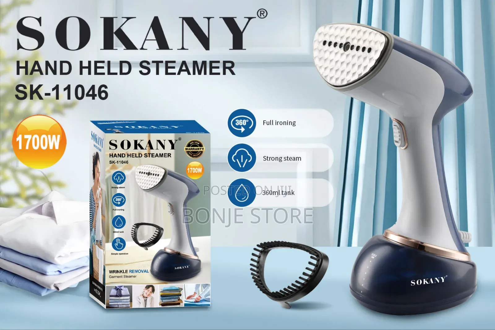 Sokany Hand Held Garment Steamer