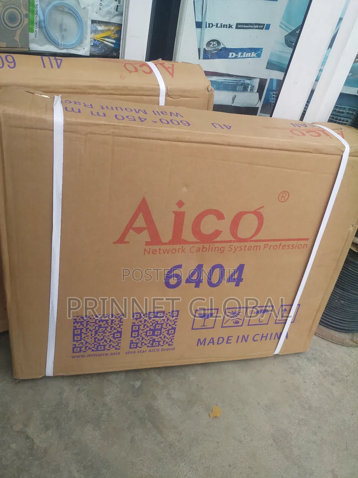 Aico 4u Rack 600 X 450 Wall Mount With Fan