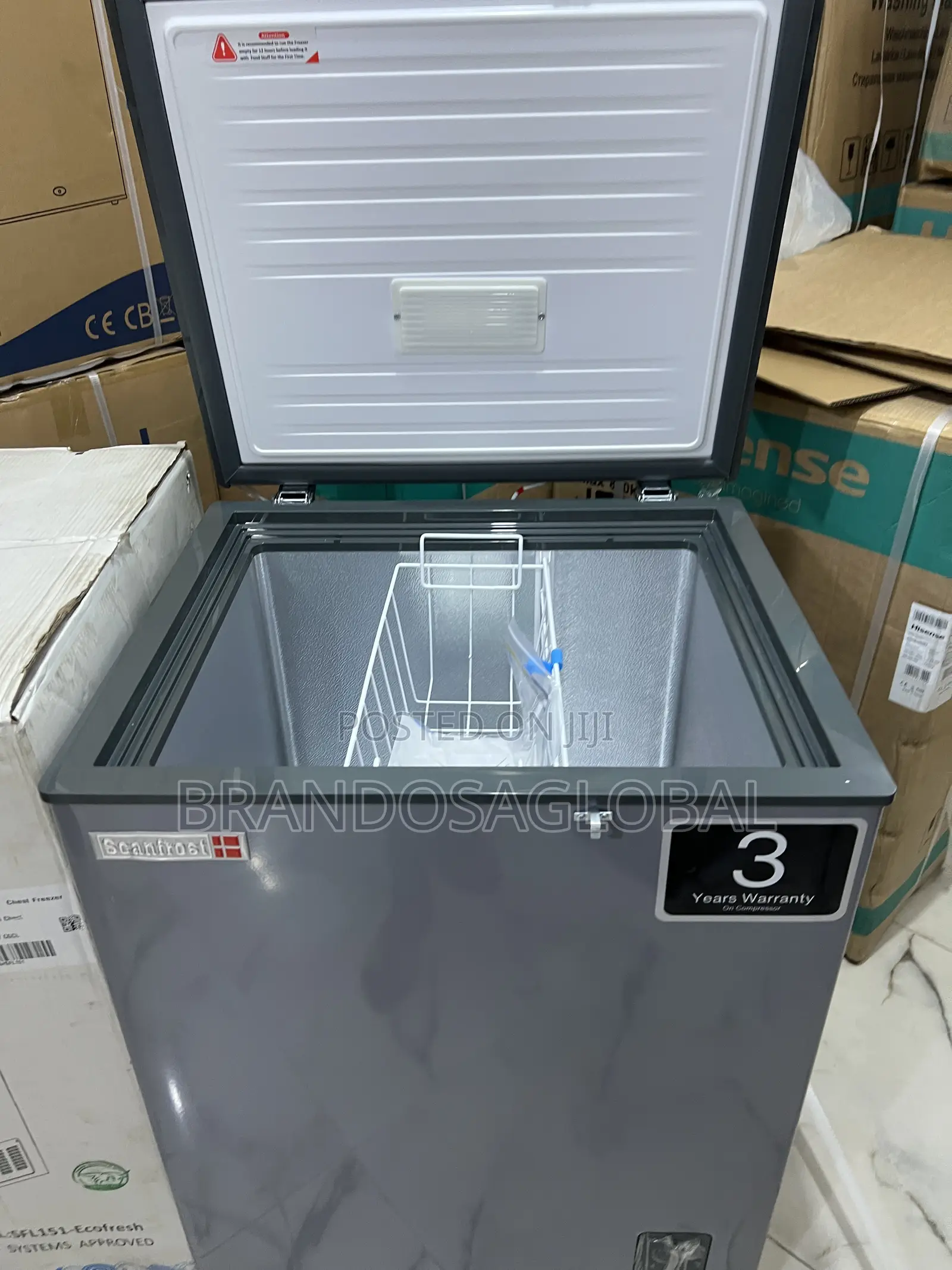 Scanfrost 134l Chest Freezer – Compressor for Steady Cooling
