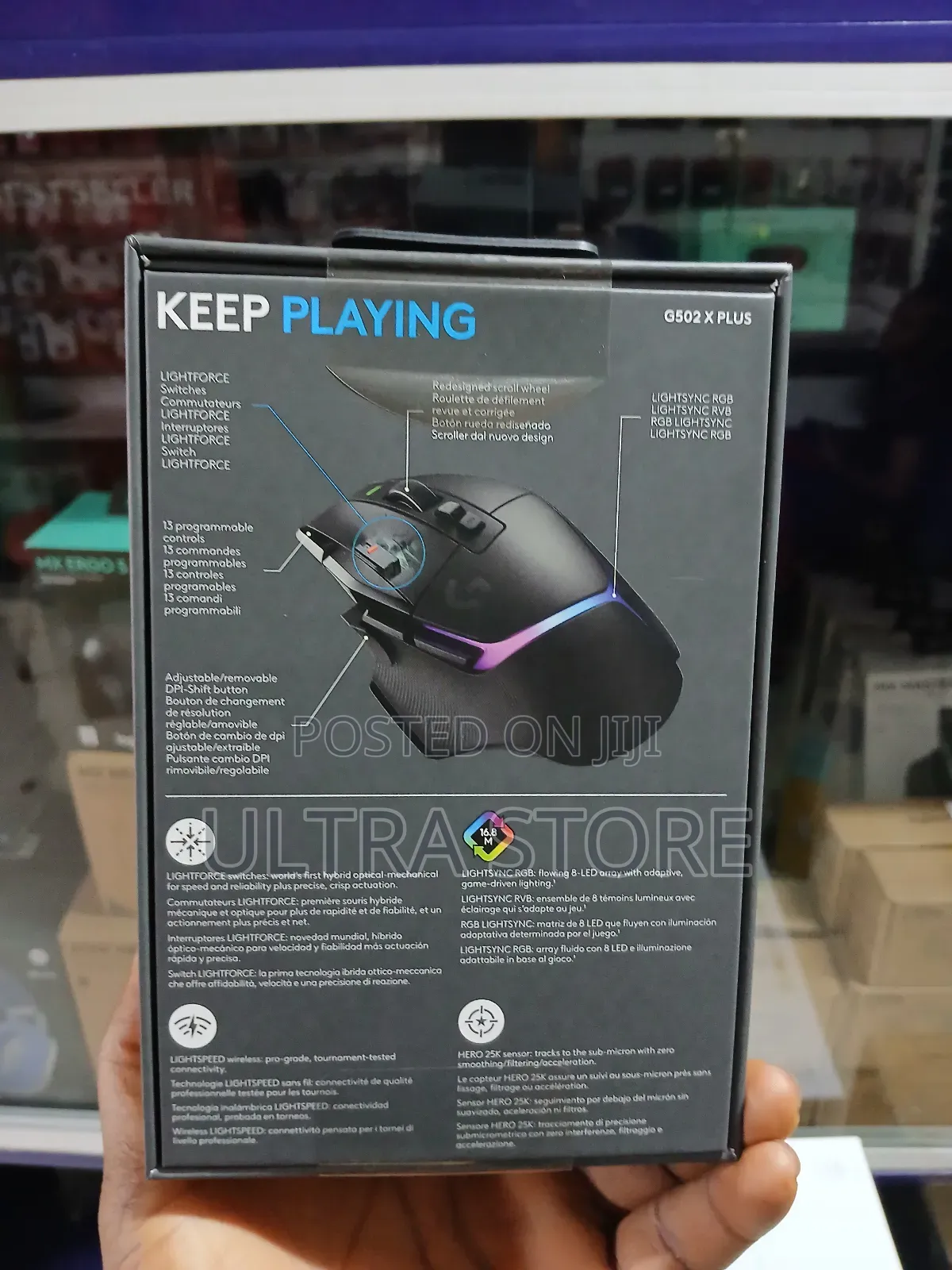 Logitech G502 X Lightspeed Wireless Gaming Mouse