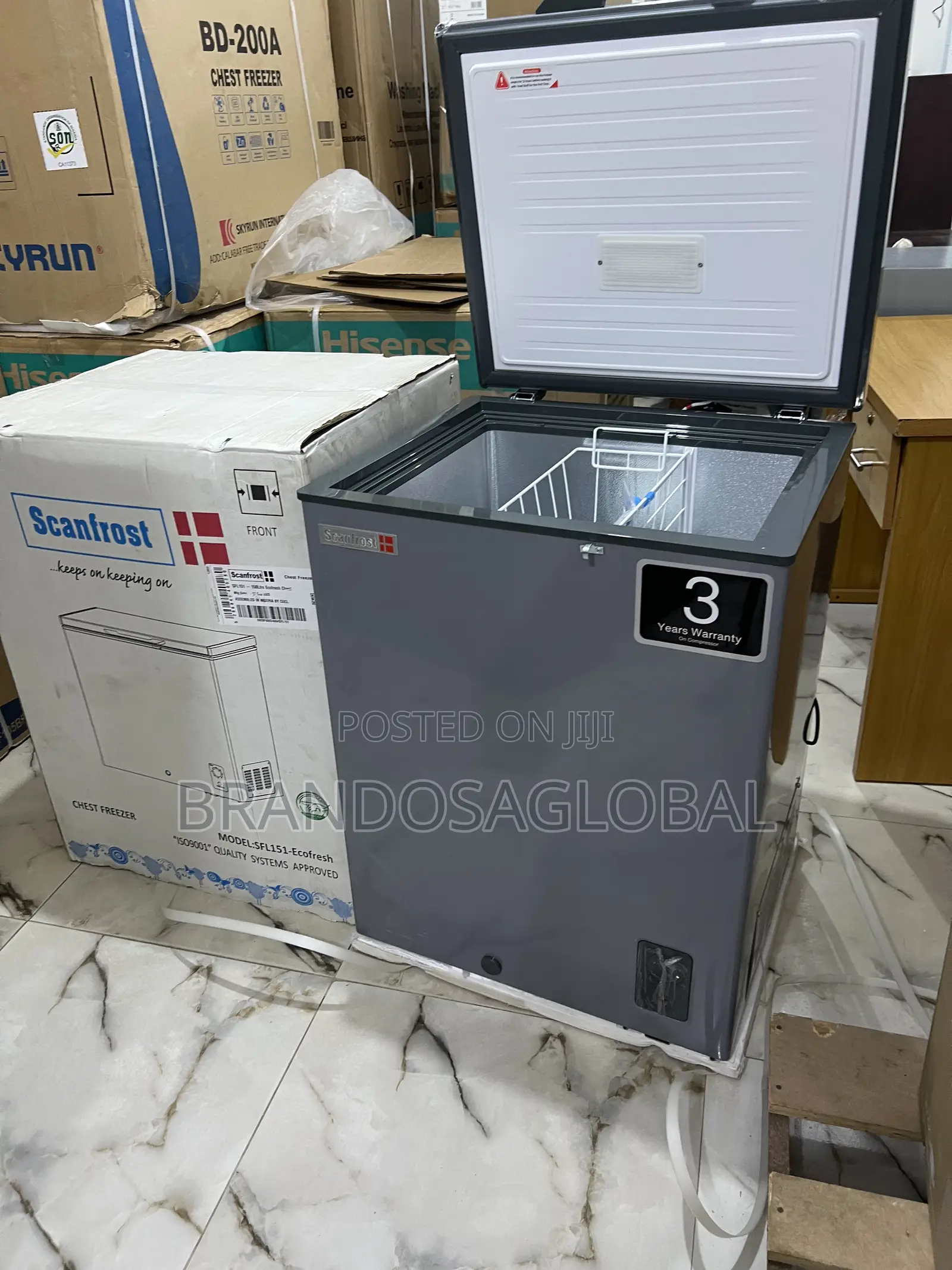 Scanfrost 134l Chest Freezer – Reliable Cooling for Daily Storage