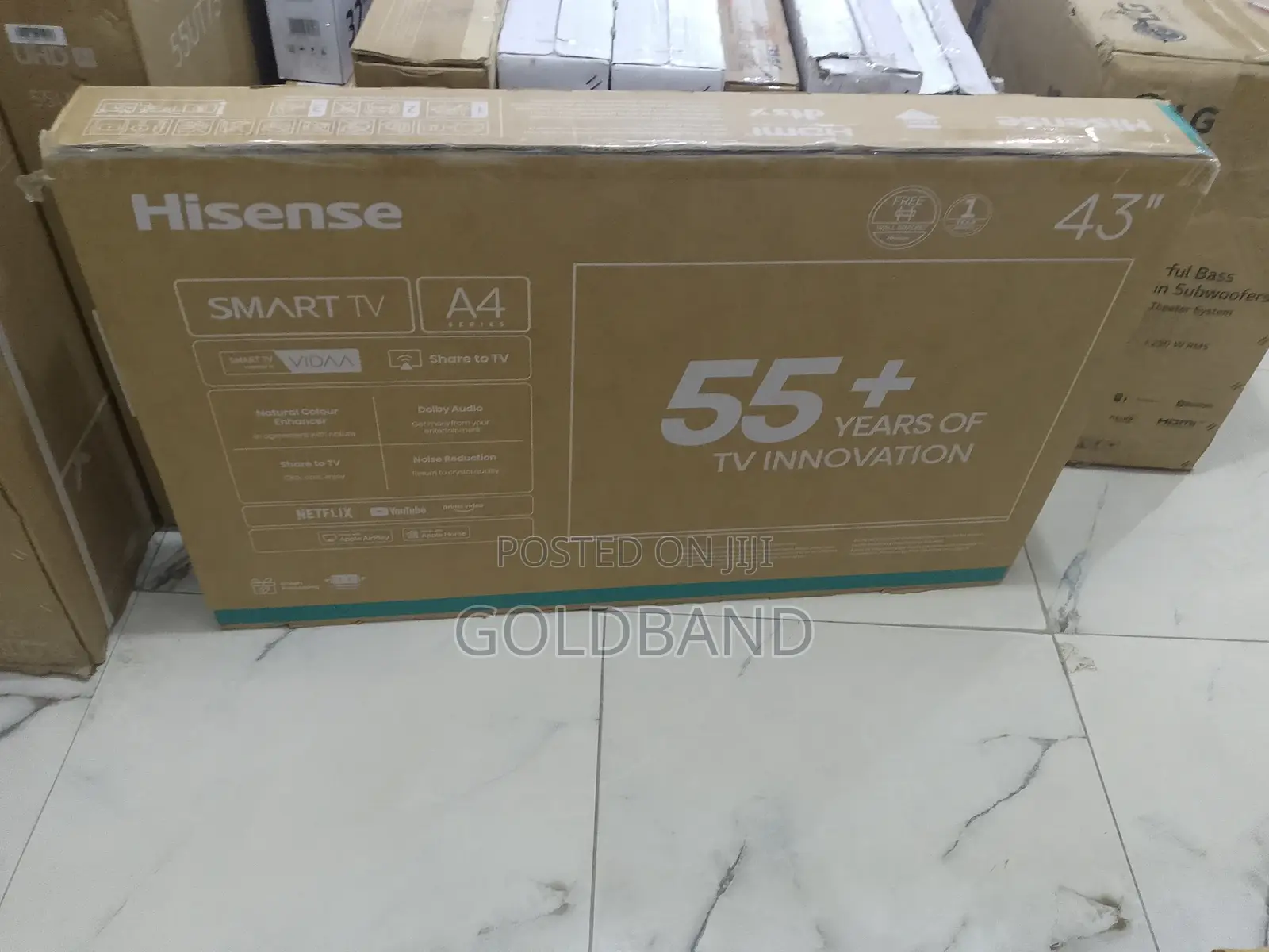 Stunning Display Hisense 43 Inches Smart Tv