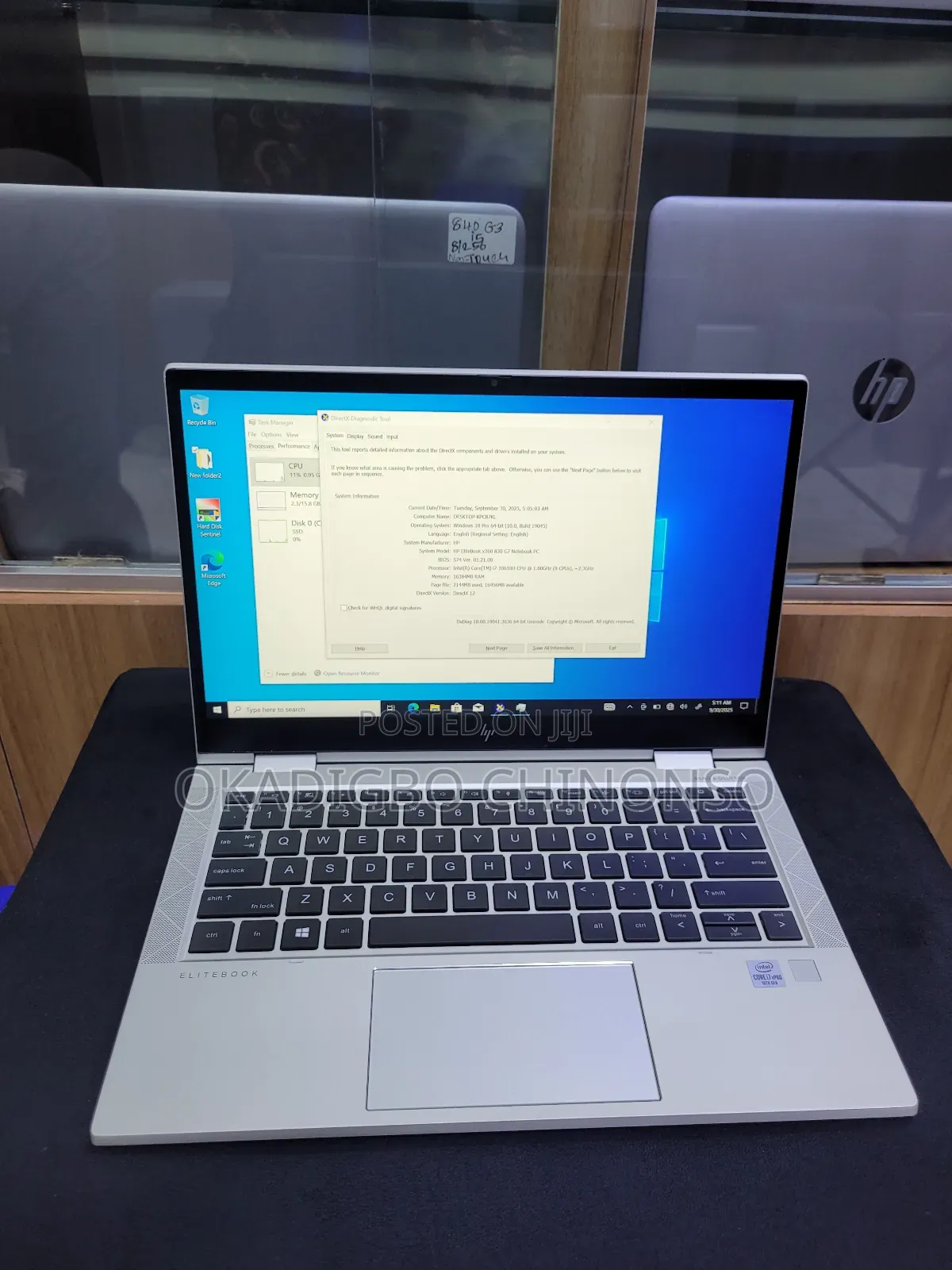 Laptop HP EliteBook 830 G7 16GB Intel Core I7 SSD 512GB