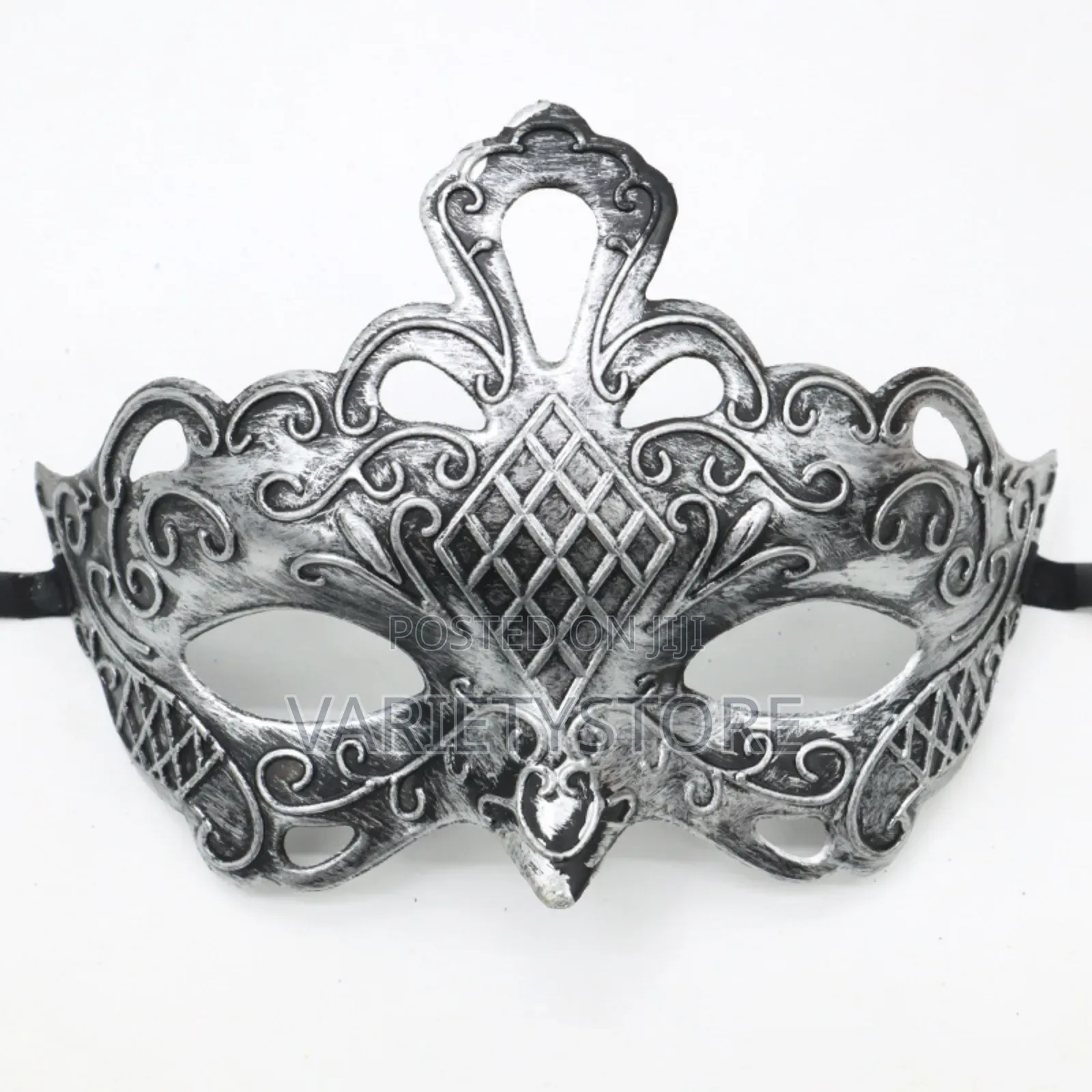 Antique Gold and Silver Jazz Flat Head Mask Ball Party Unisex Mask