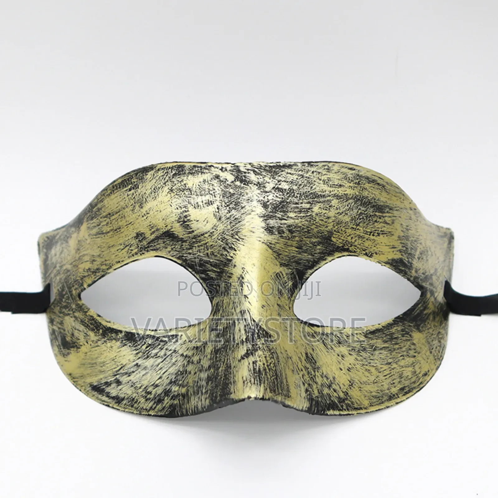 Antique Gold and Silver Jazz Flat Head Mask Ball Party Unisex Mask