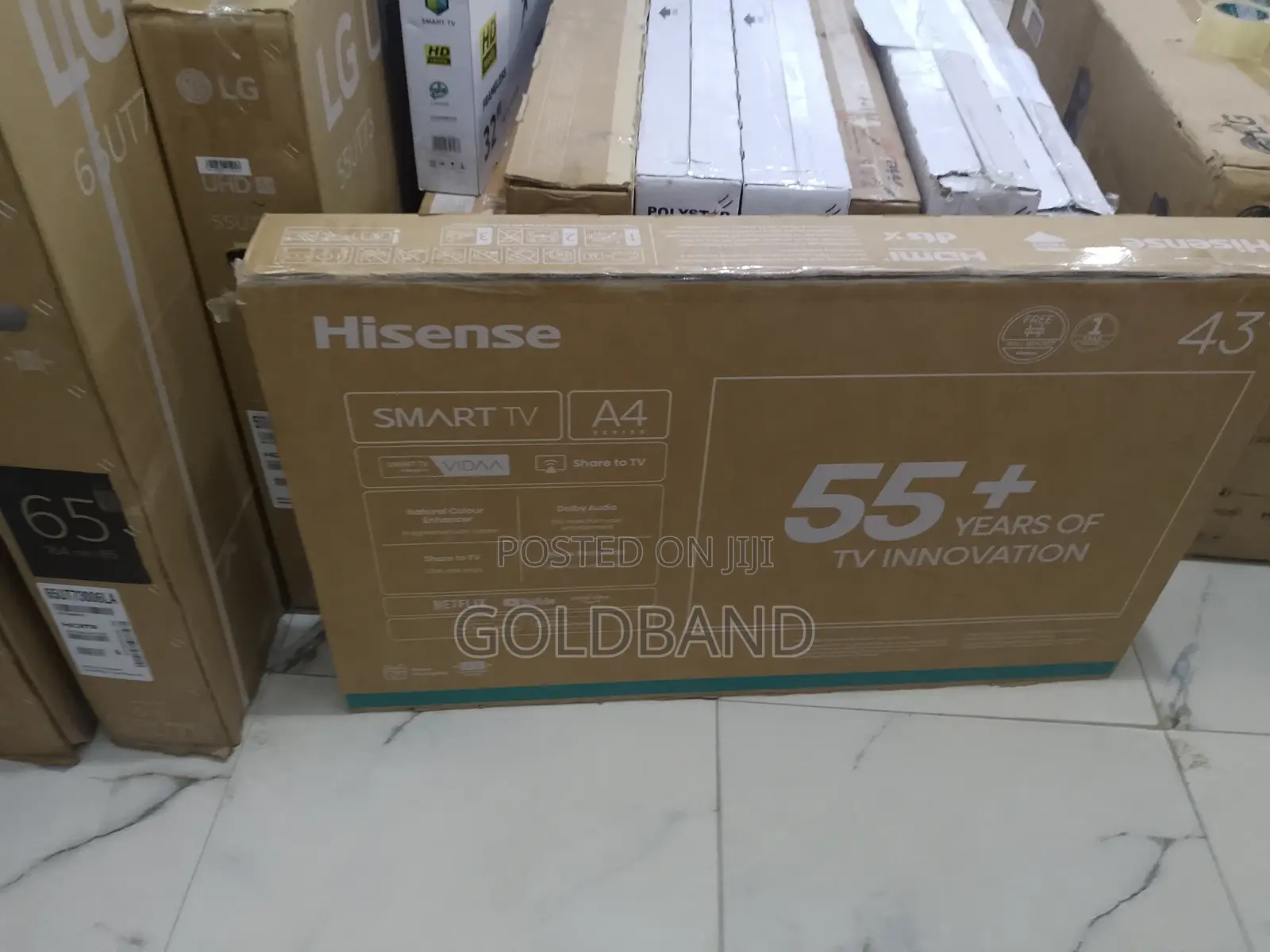 Home Cinema Exeprience Hisense 43inches Smart Tv