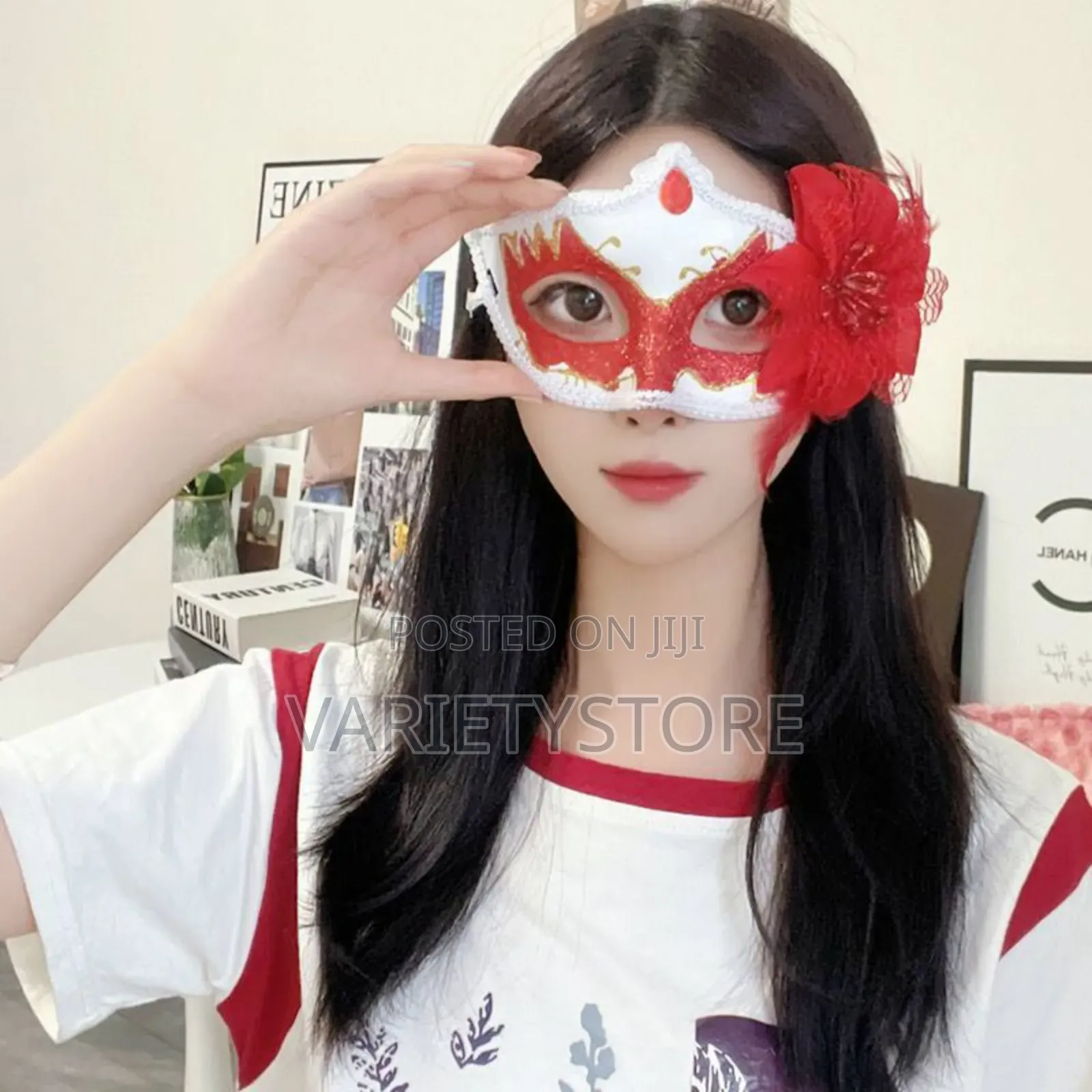 Women Flower Masquerade Mask