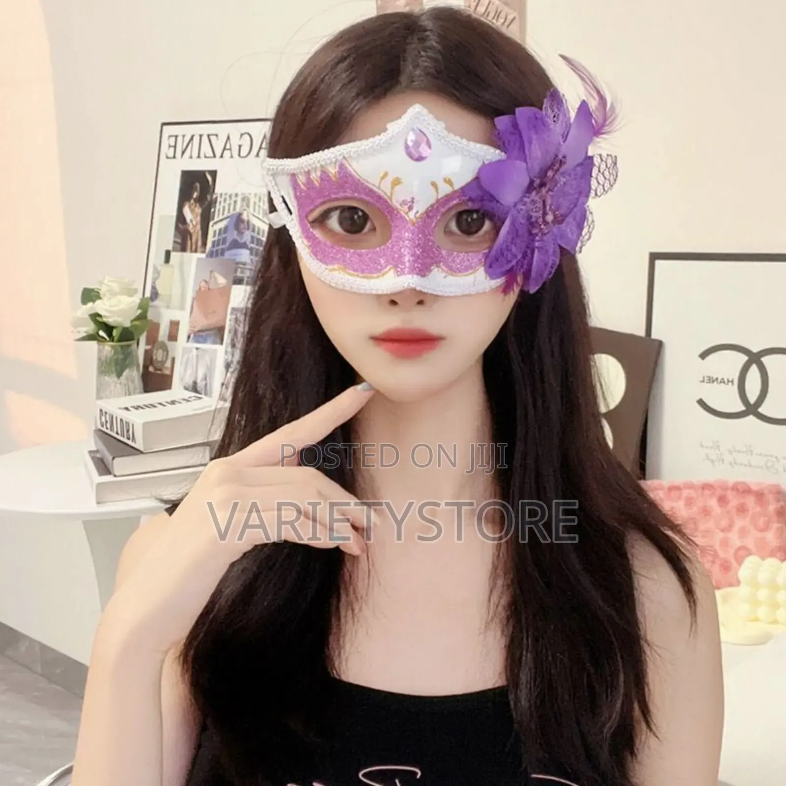 Women Flower Masquerade Mask