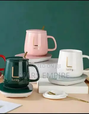 Electric Coffee Mug With Saucer - N Lugbe Abuja