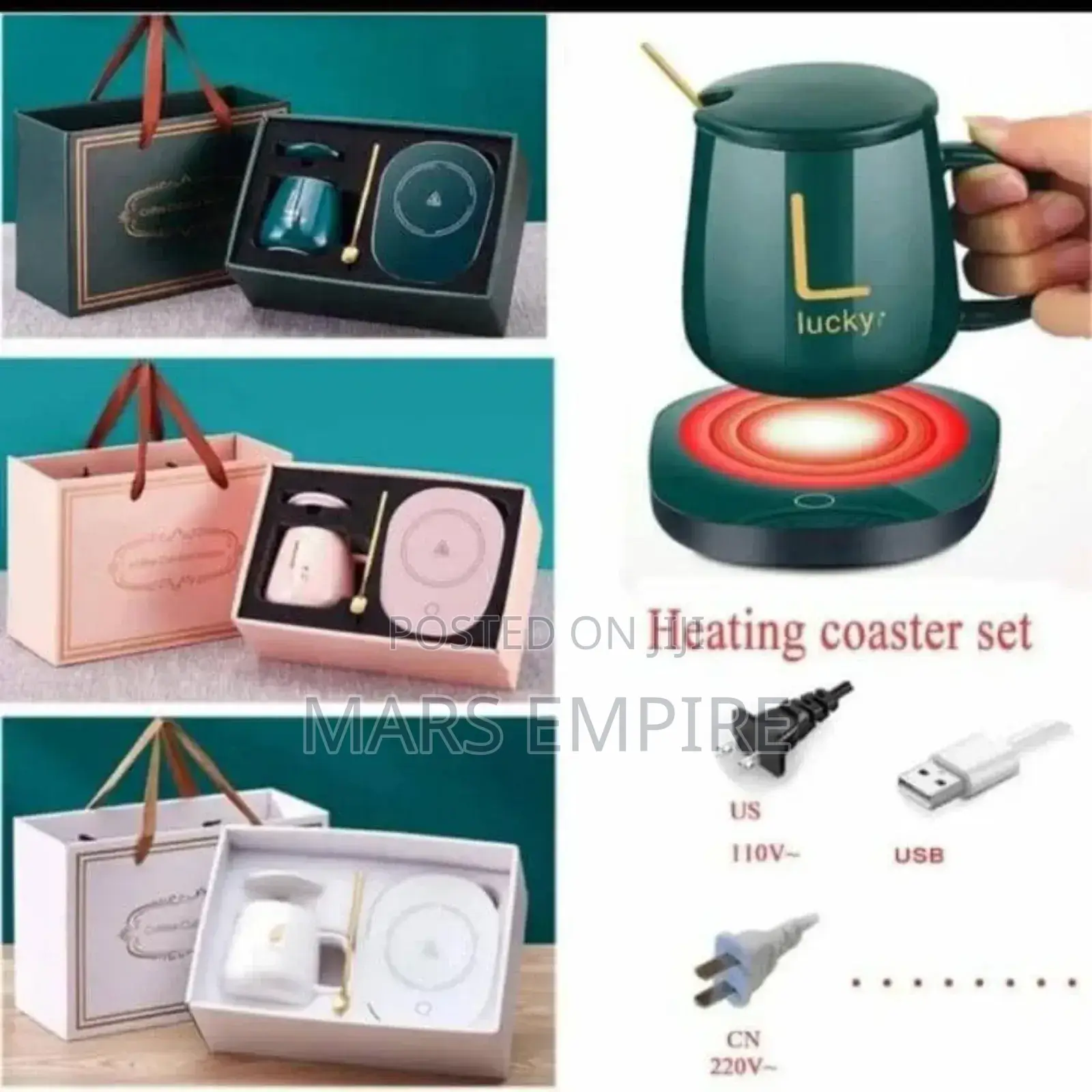 Electric Coffee Mug With Saucer - N Lugbe Abuja