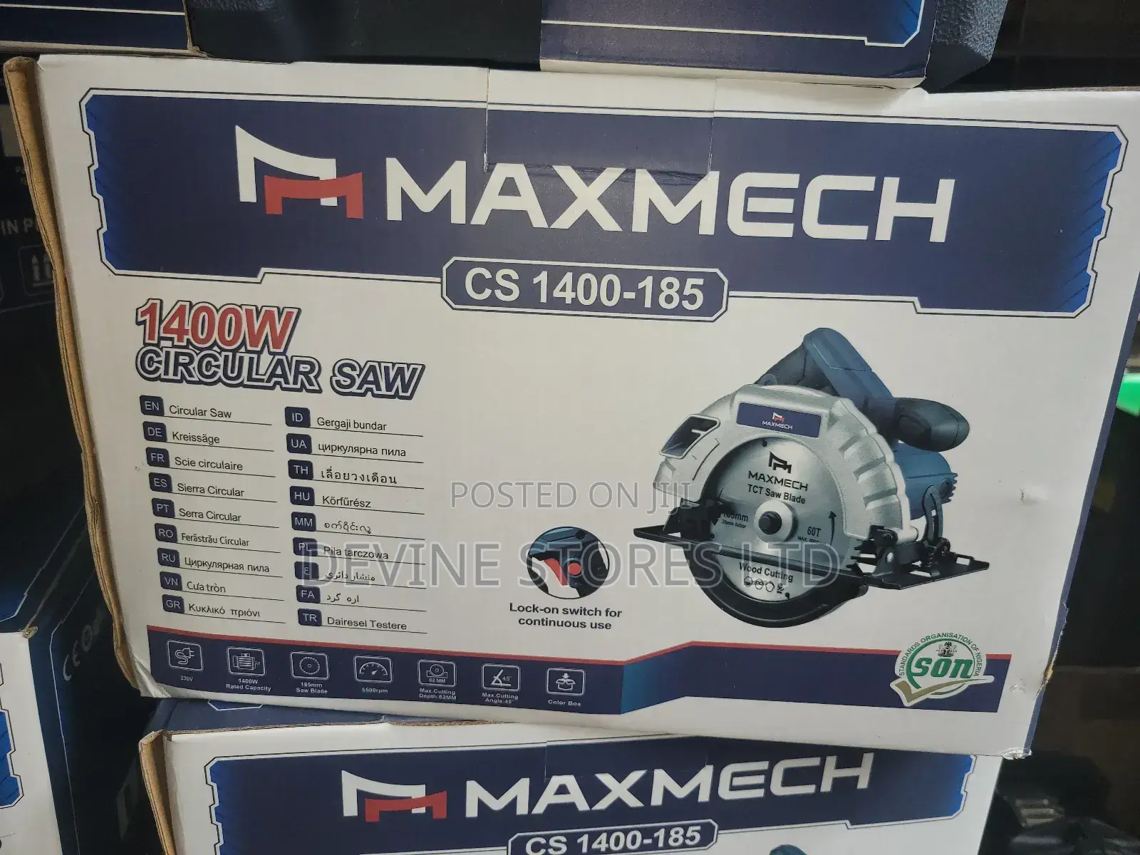 7" Electric Circular Saw Machine(Maxmech 1400w)