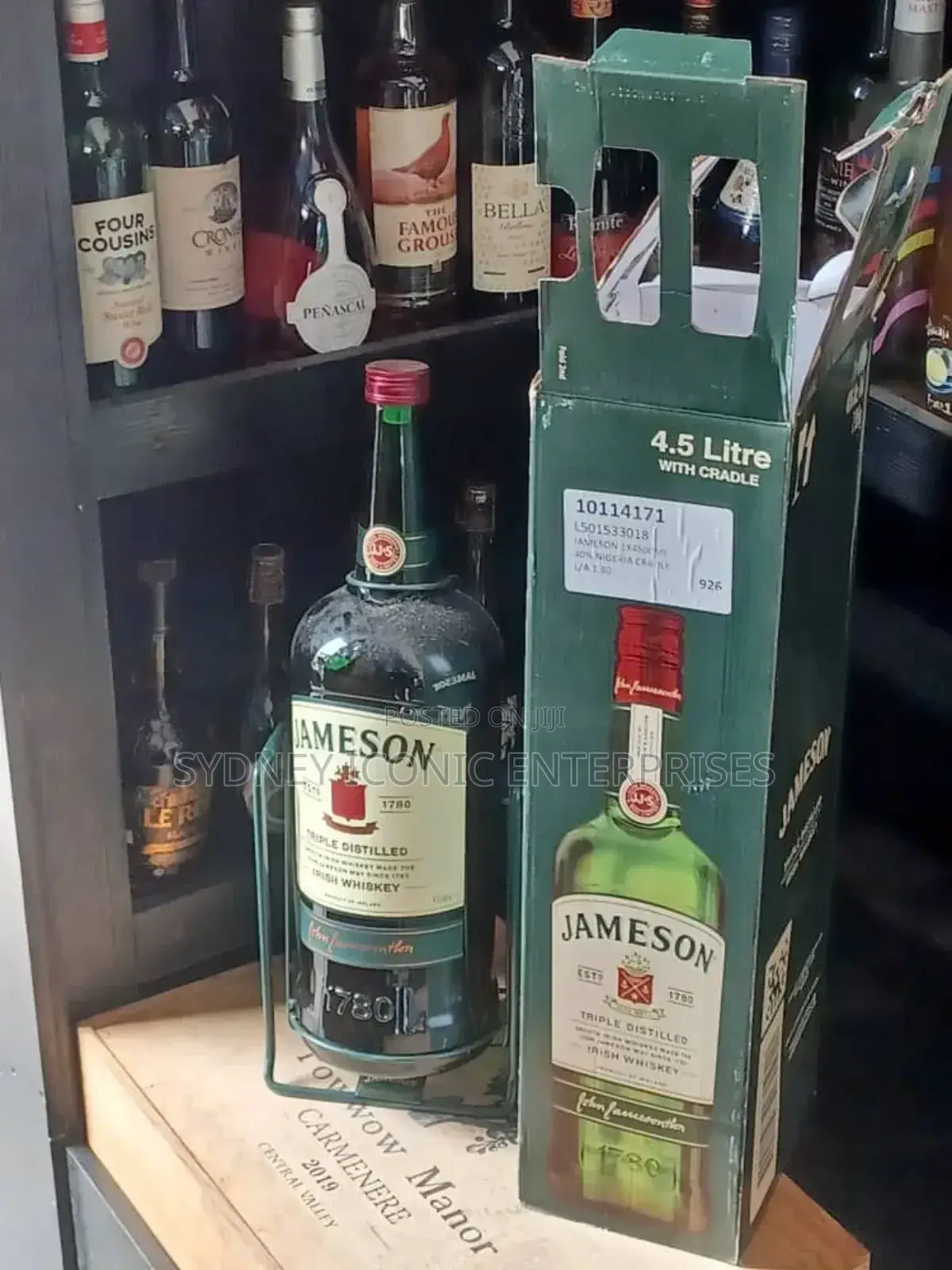 Jameson Green Whiskey 4.5litre