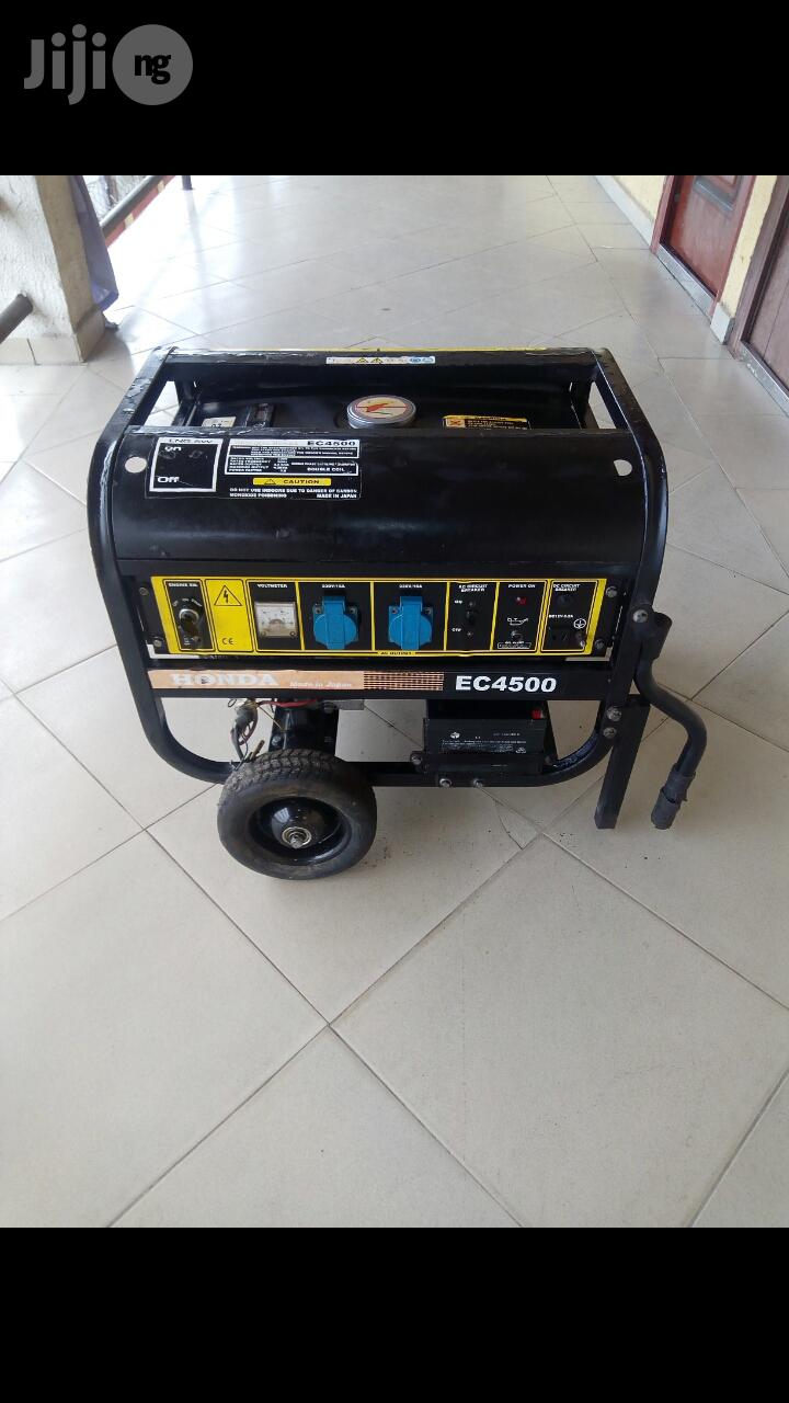 3 Months Old, Very Strong, New 4.1KVA HONDA EC4500 Generator