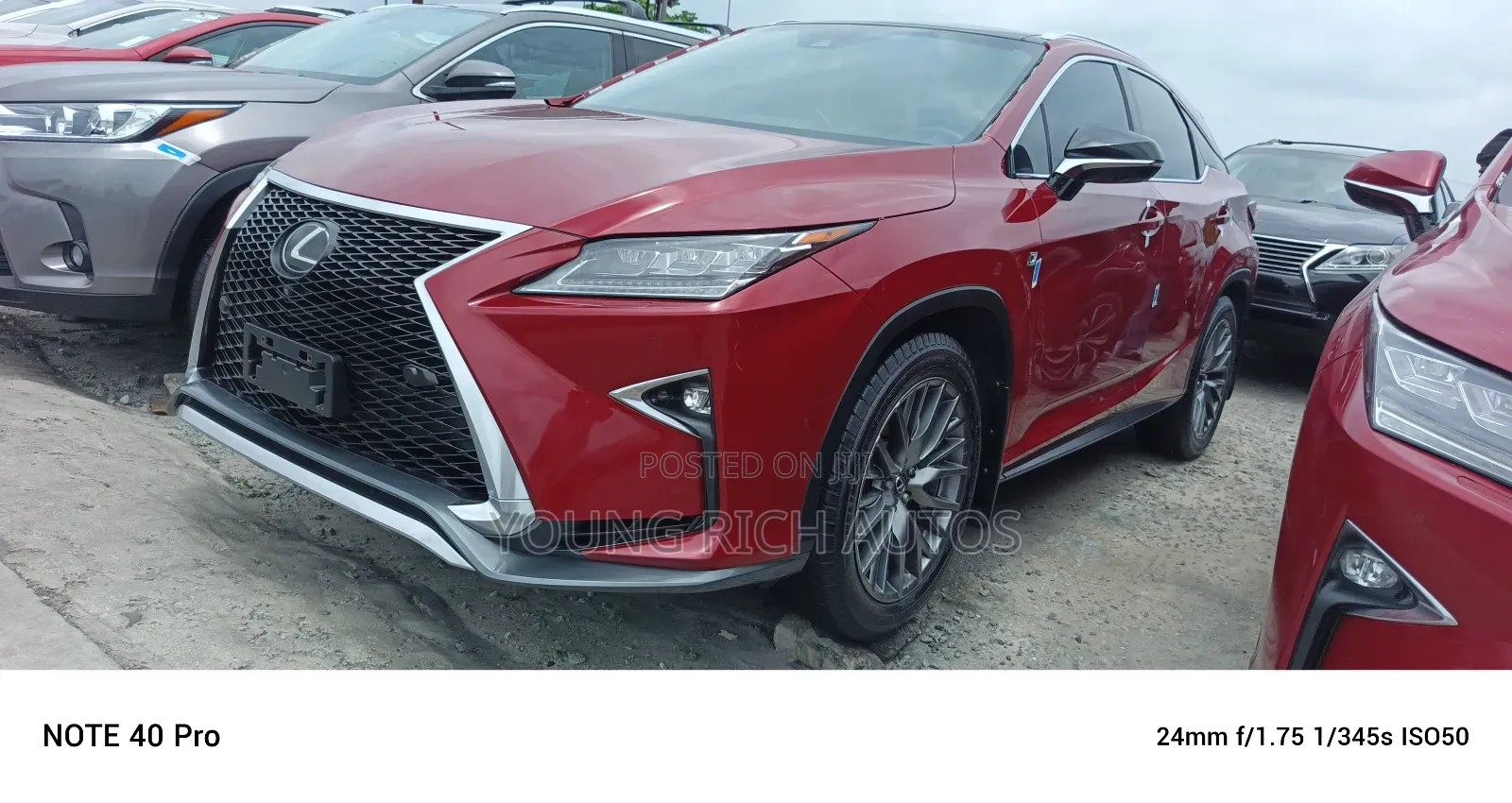 Lexus RX 2019 Red