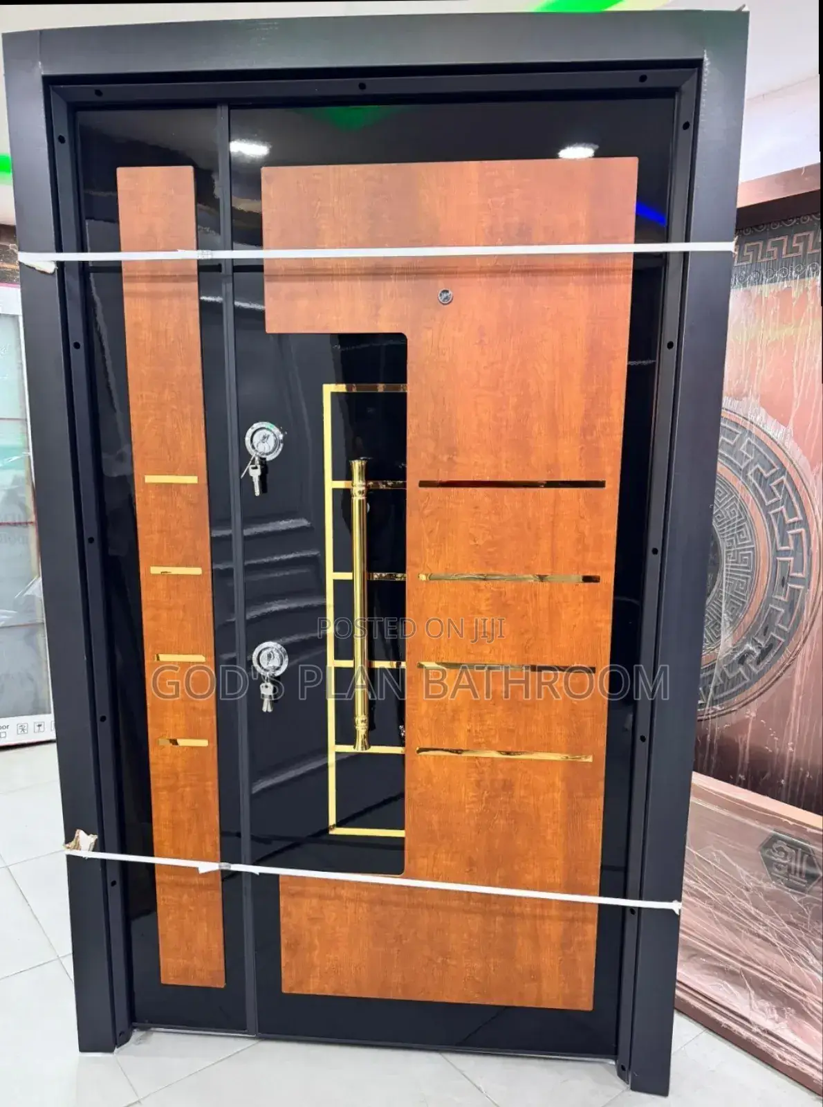 Executive Gold Handle Luxury Doors