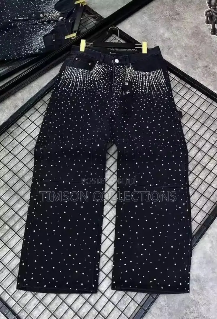 Trending Luxury Stone Baggy Jeans
