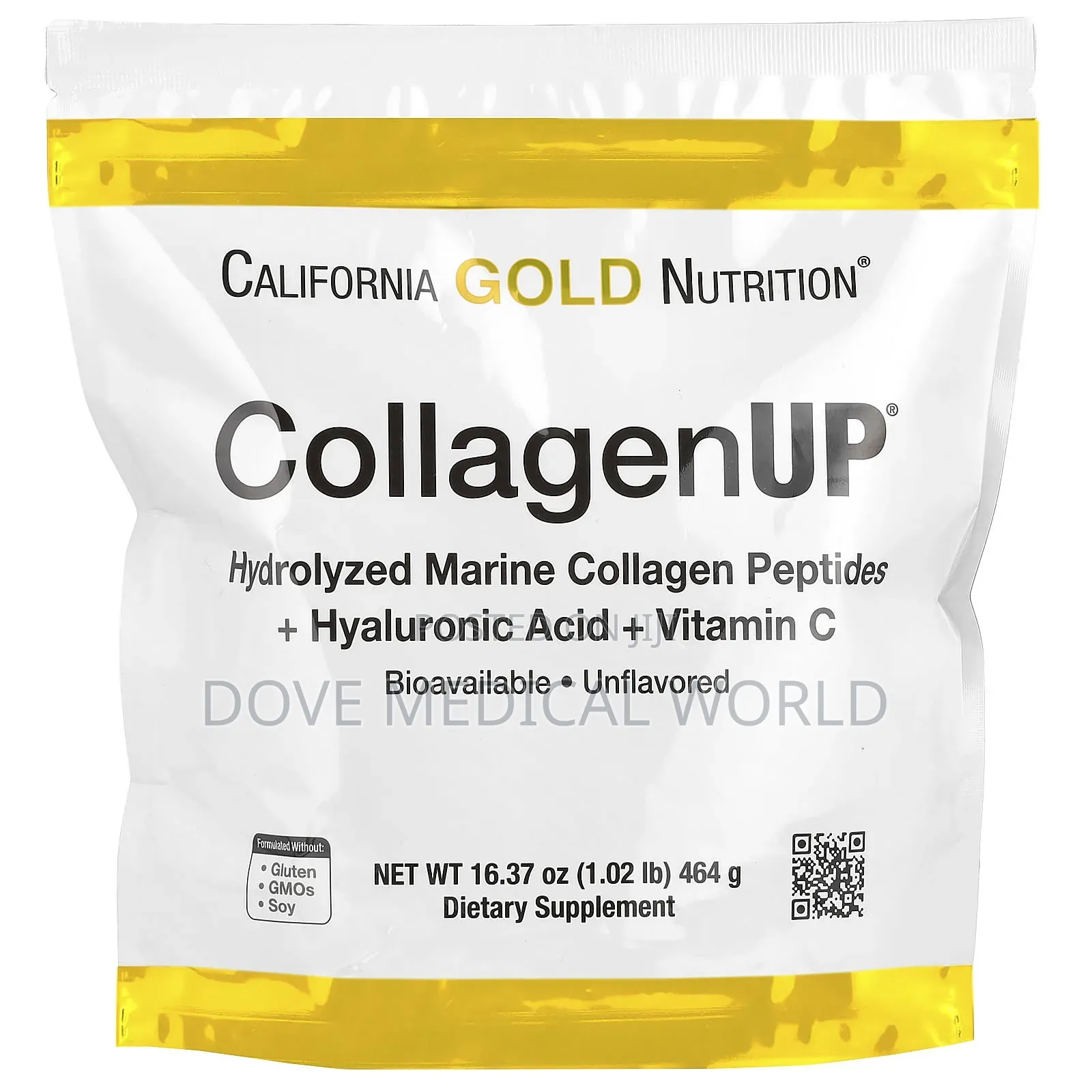 Hydrolyzed Marine Collagen Peptides With Hyaluronic Acid And Vitamin C
