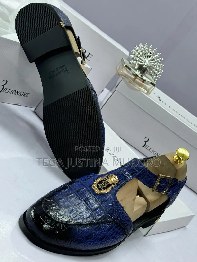 Latest Design Versace Men's Blue Sandals