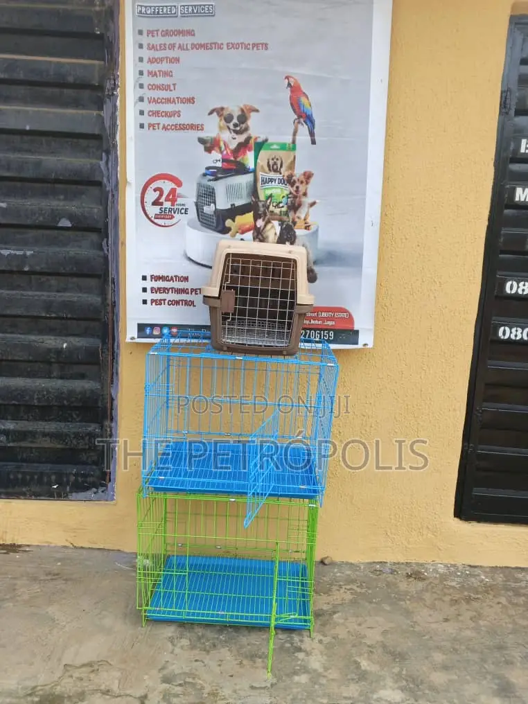 Collapsible Dog Cage and Carrier Sizes 1 2 3 4