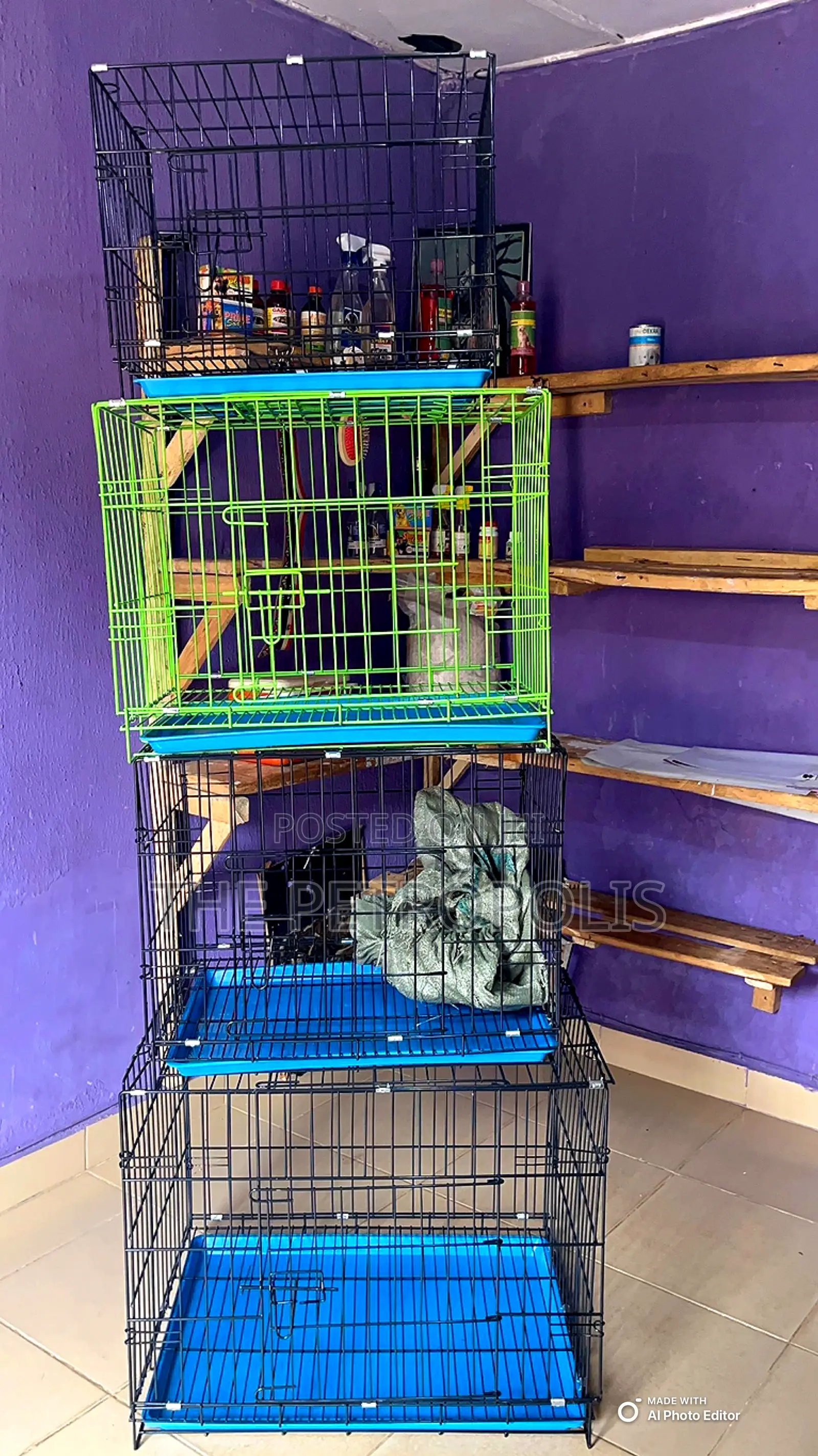 Collapsible Dog Cage and Carrier Sizes 1 2 3 4