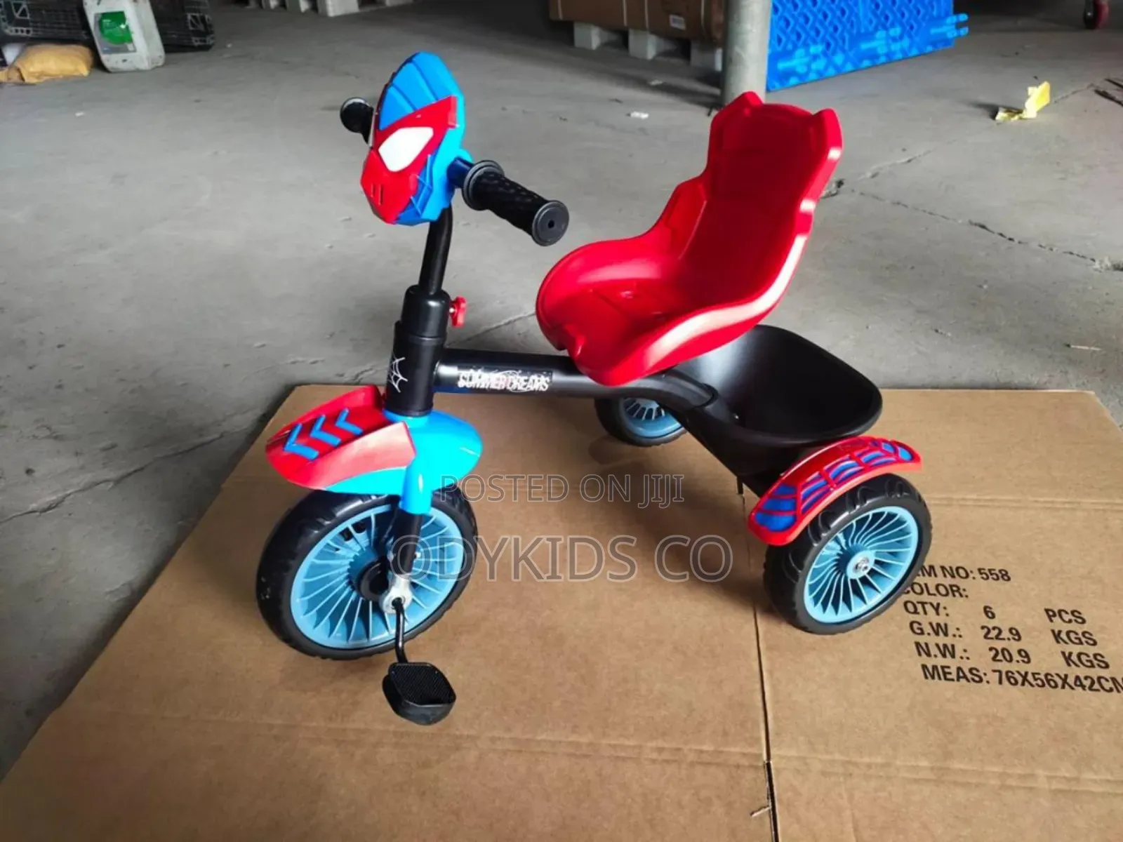 Cool Style 3-Wheel Kids Tricycle for 2
To 4 Year Children