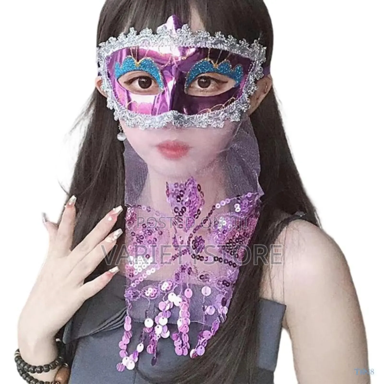 Sexy Lady Dance Party Veil Mask