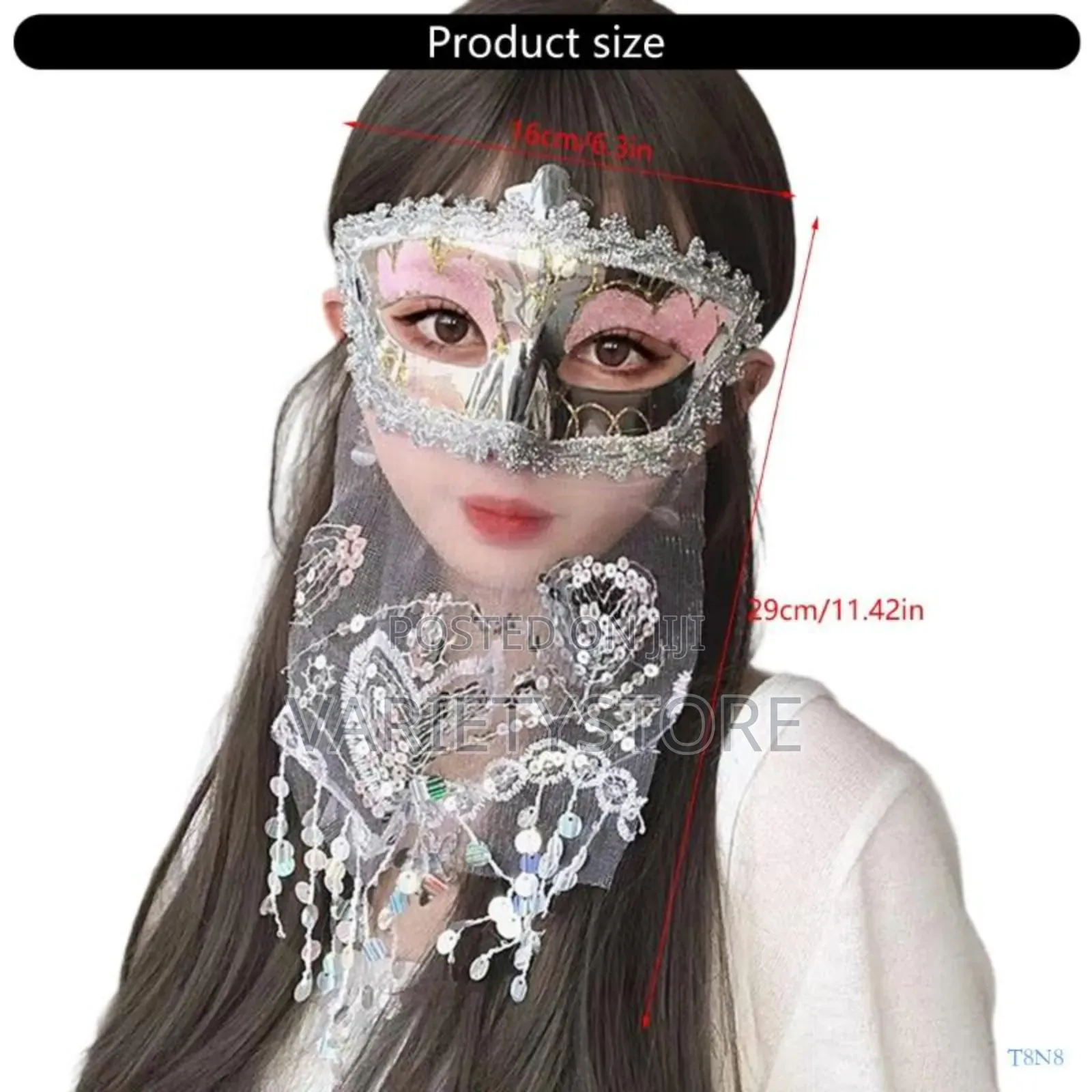 Sexy Lady Dance Party Veil Mask
