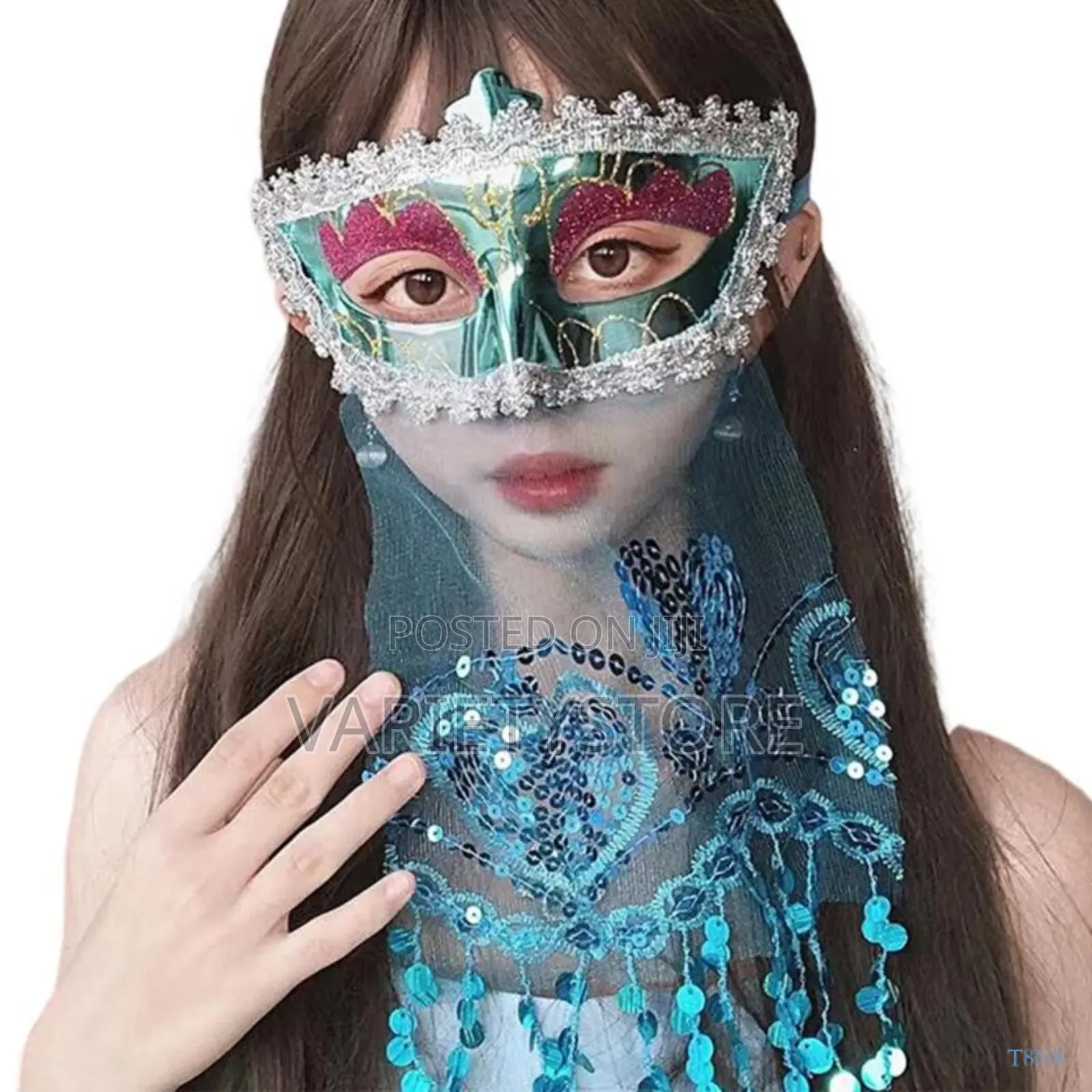 Sexy Lady Dance Party Veil Mask