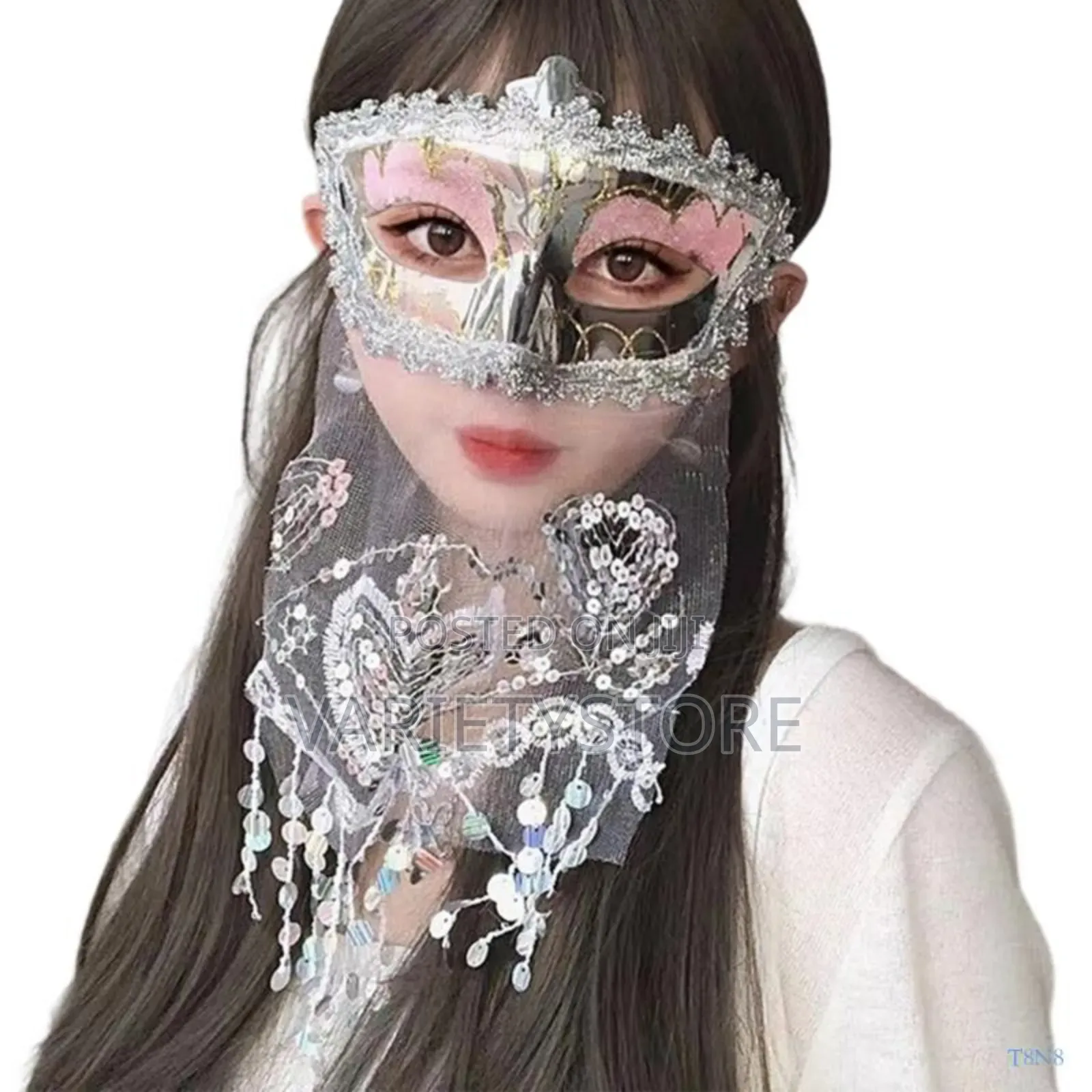 Sexy Lady Dance Party Veil Mask