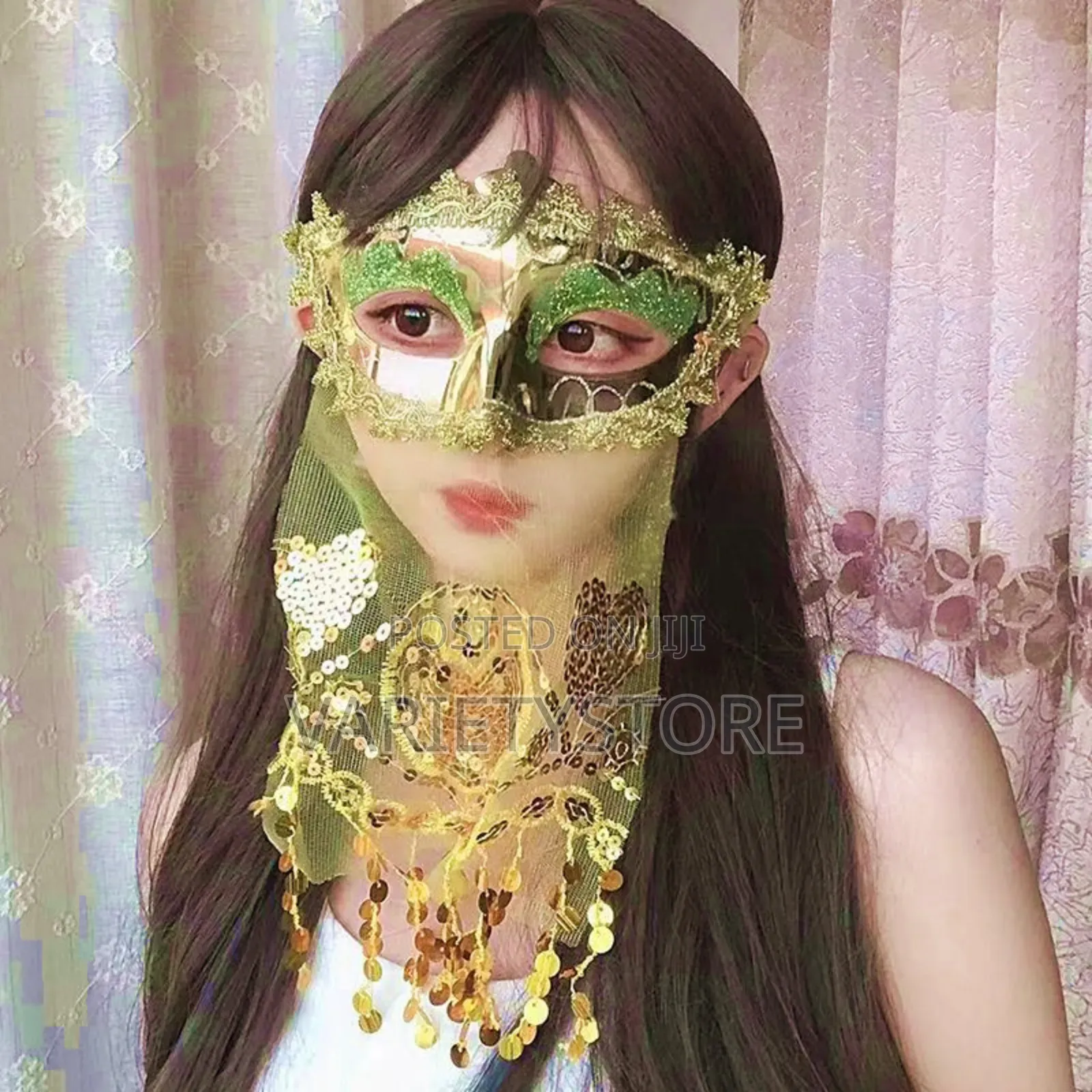 Sexy Lady Dance Party Veil Mask