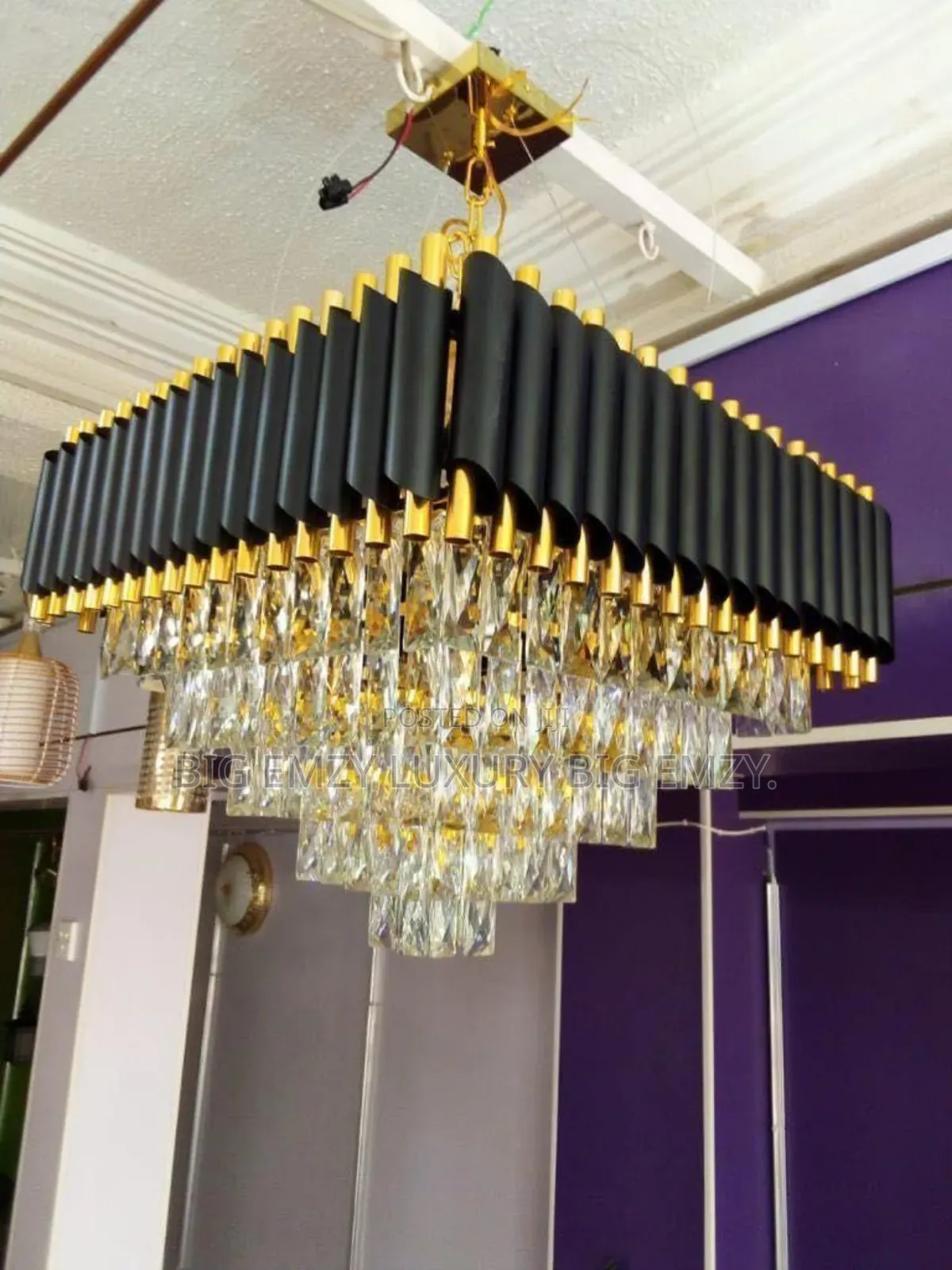 Living Room and Dining Square Chandelier Lights.