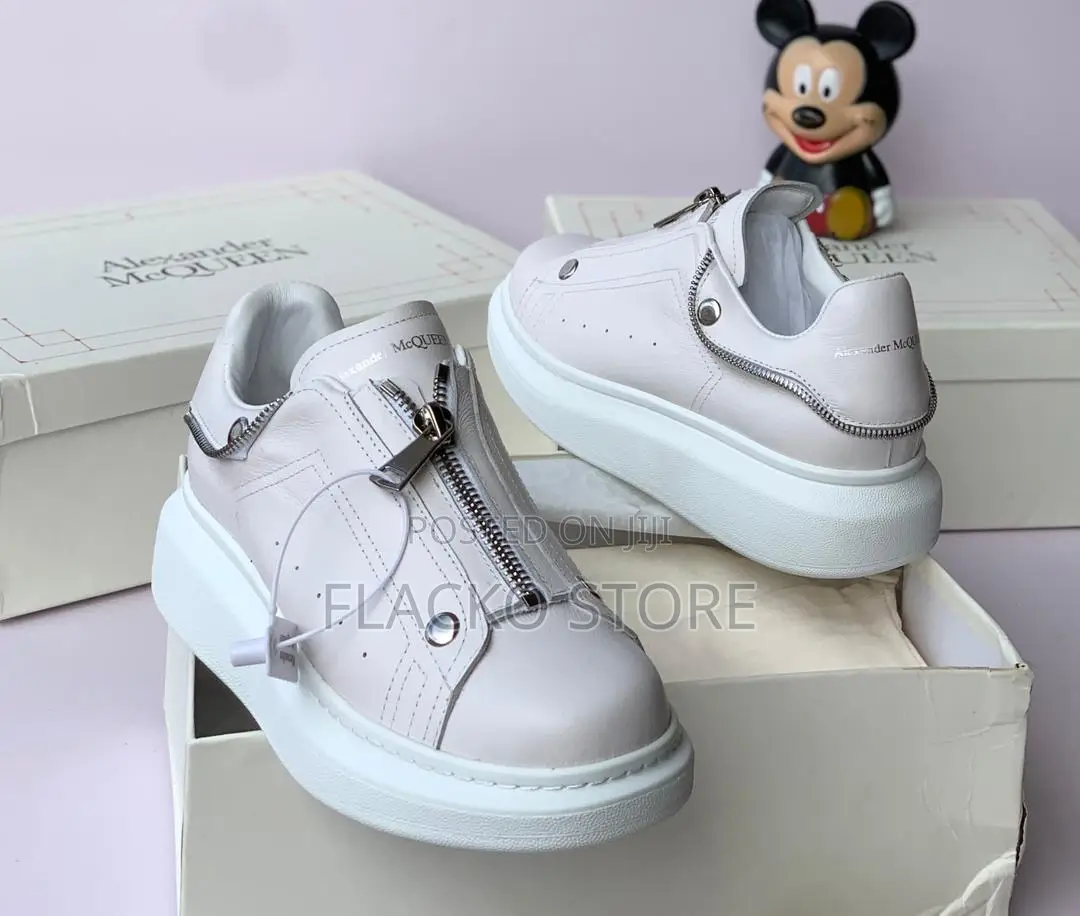 Original Alexander Mcqueen Zip Up Sneakers