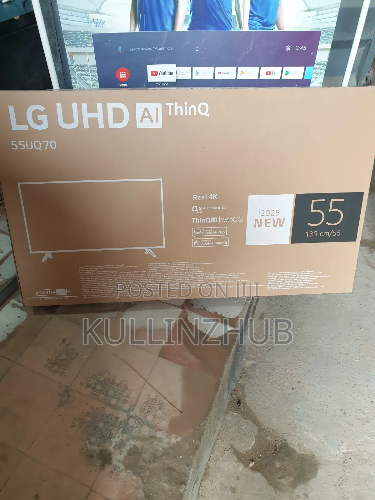 Lg 55" Inch Smart Uhd 4k Ai Thinq Satellite Tv