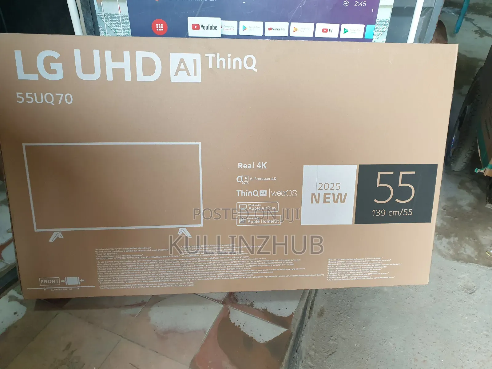 Lg 55" Inch Smart Uhd 4k Ai Thinq Satellite Tv